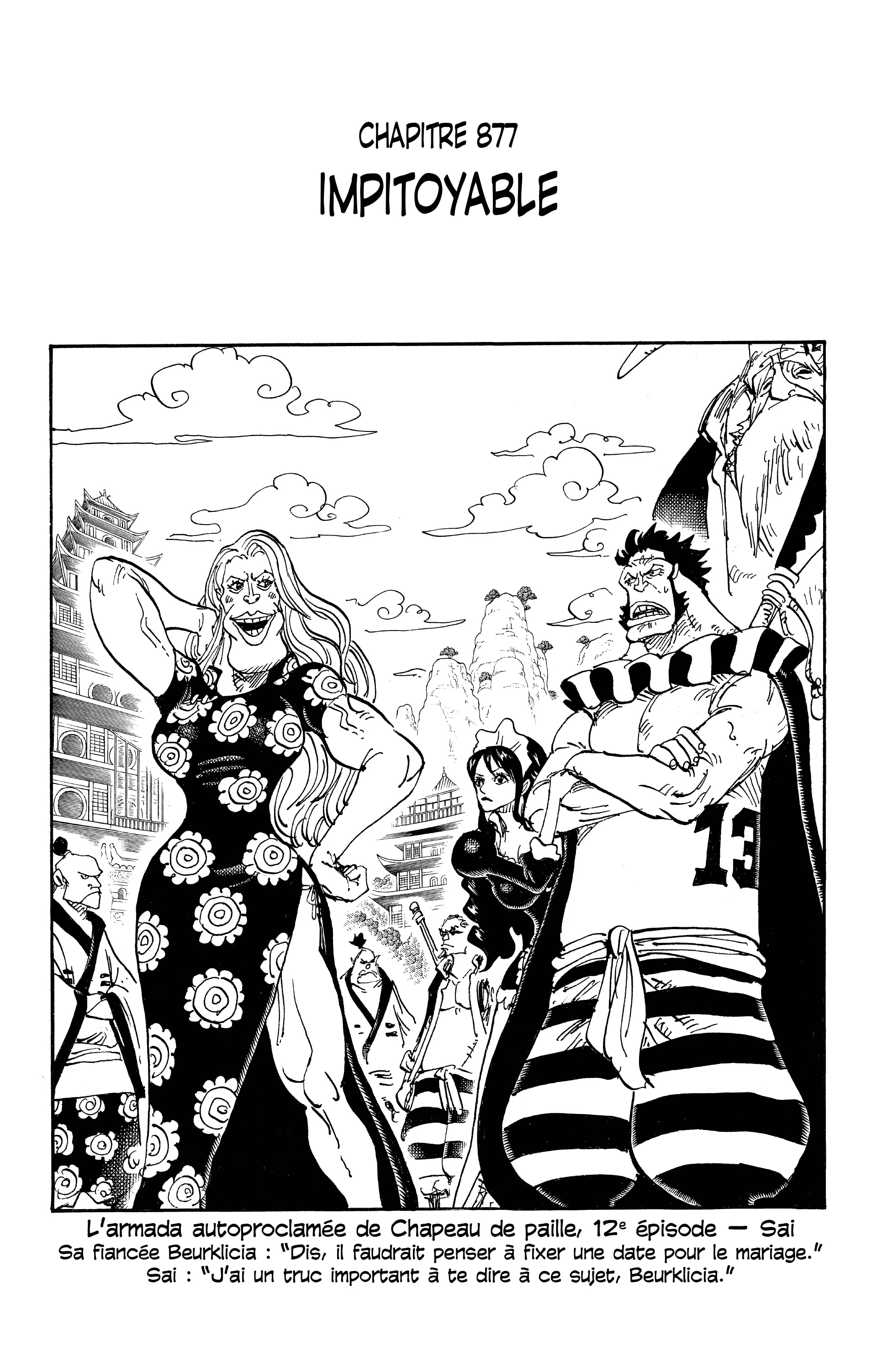 One Piece Chapitre 877 - Page 1