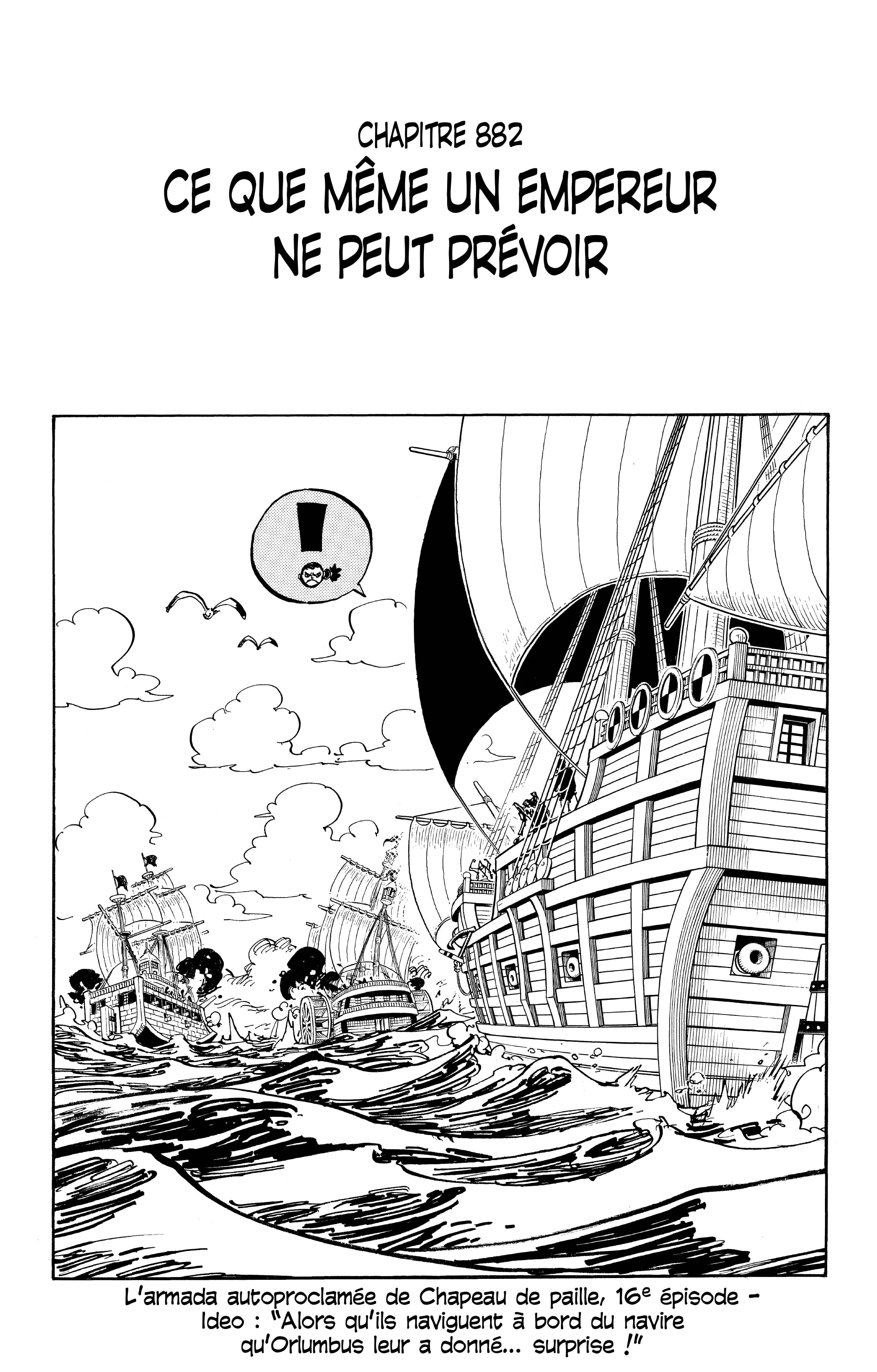 One Piece Chapitre 882 - Page 1