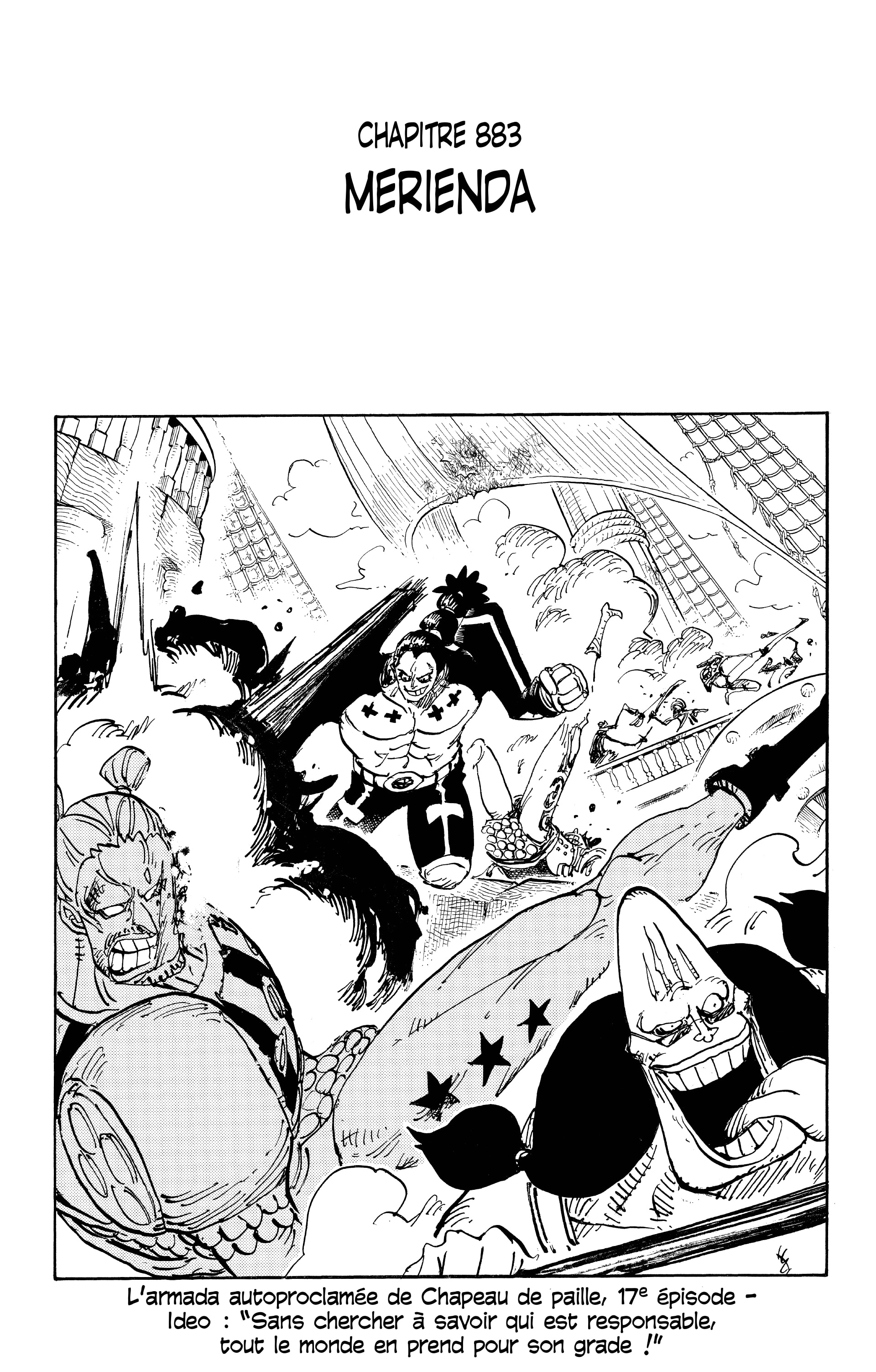 One Piece Chapitre 883 - Page 1