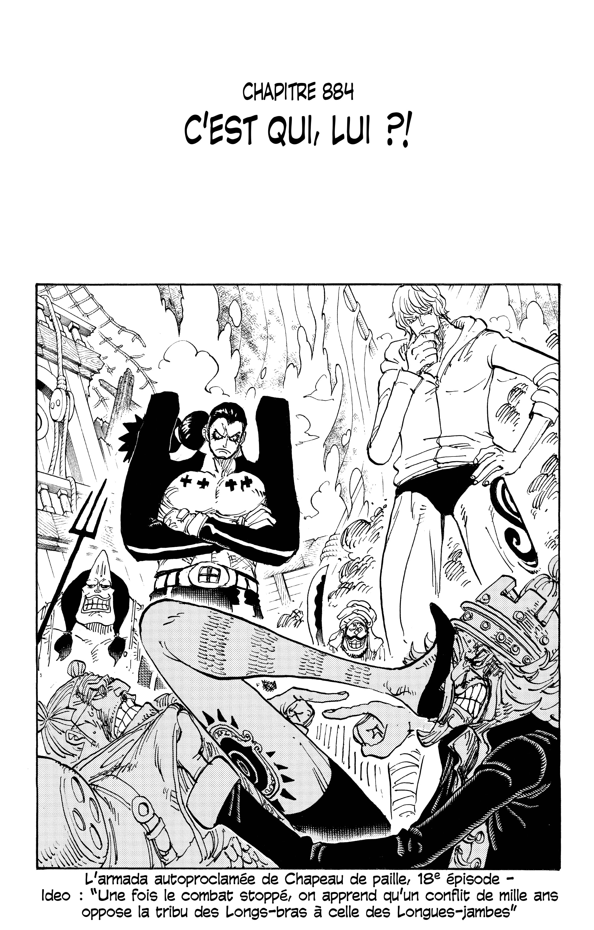 One Piece Chapitre 884 - Page 1
