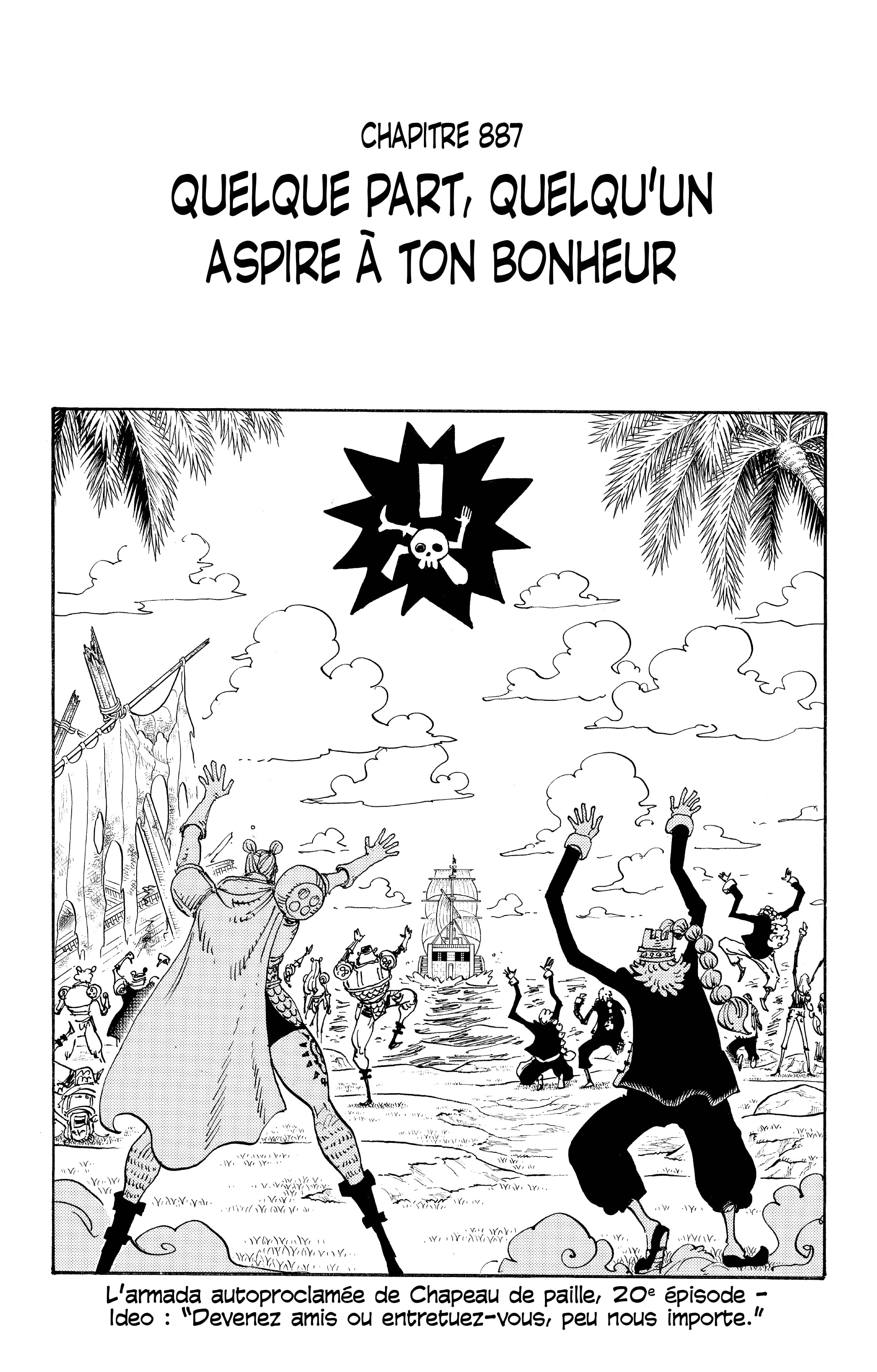 One Piece Chapitre 887 - Page 1