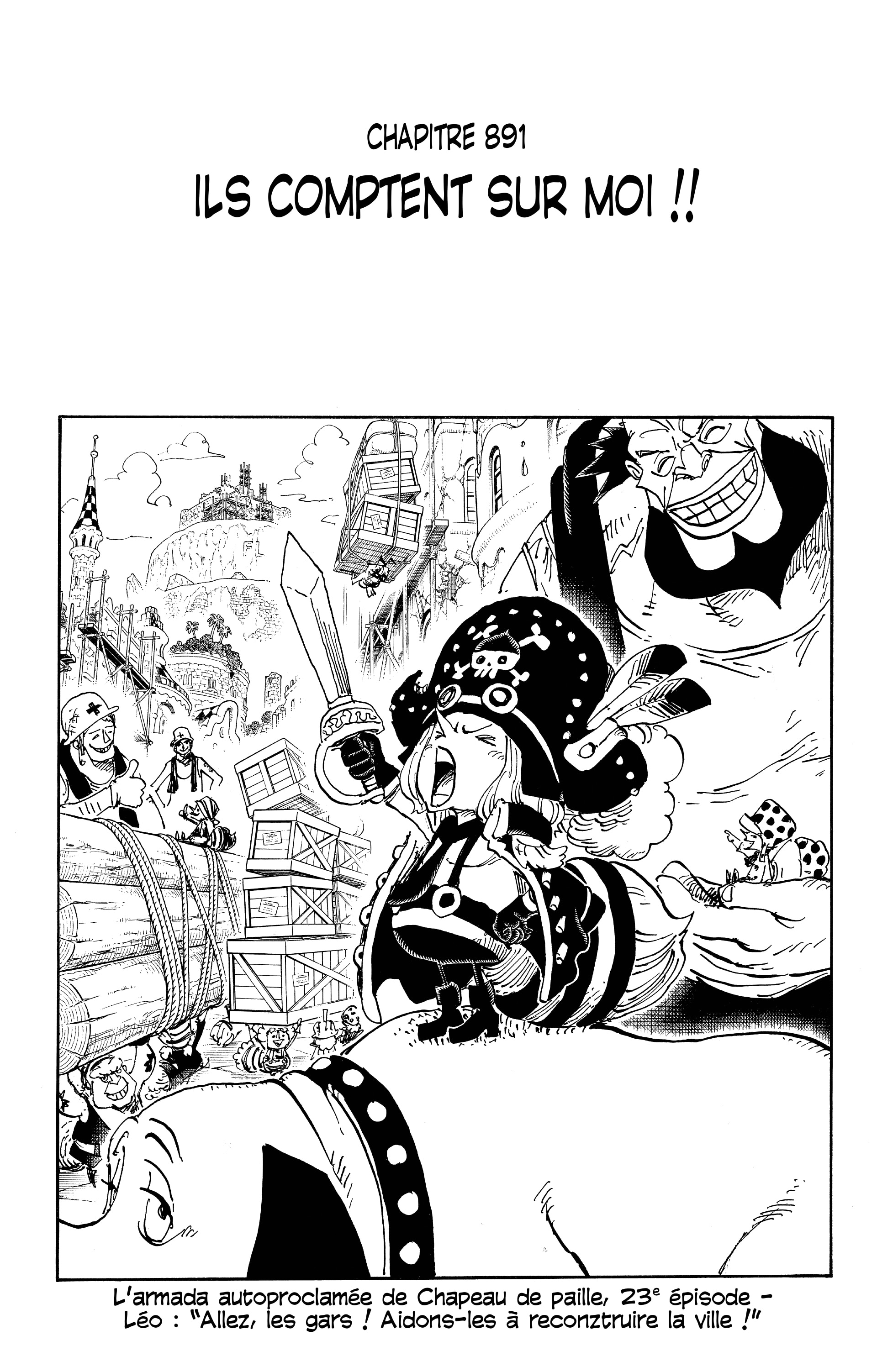 One Piece Chapitre 891 - Page 1
