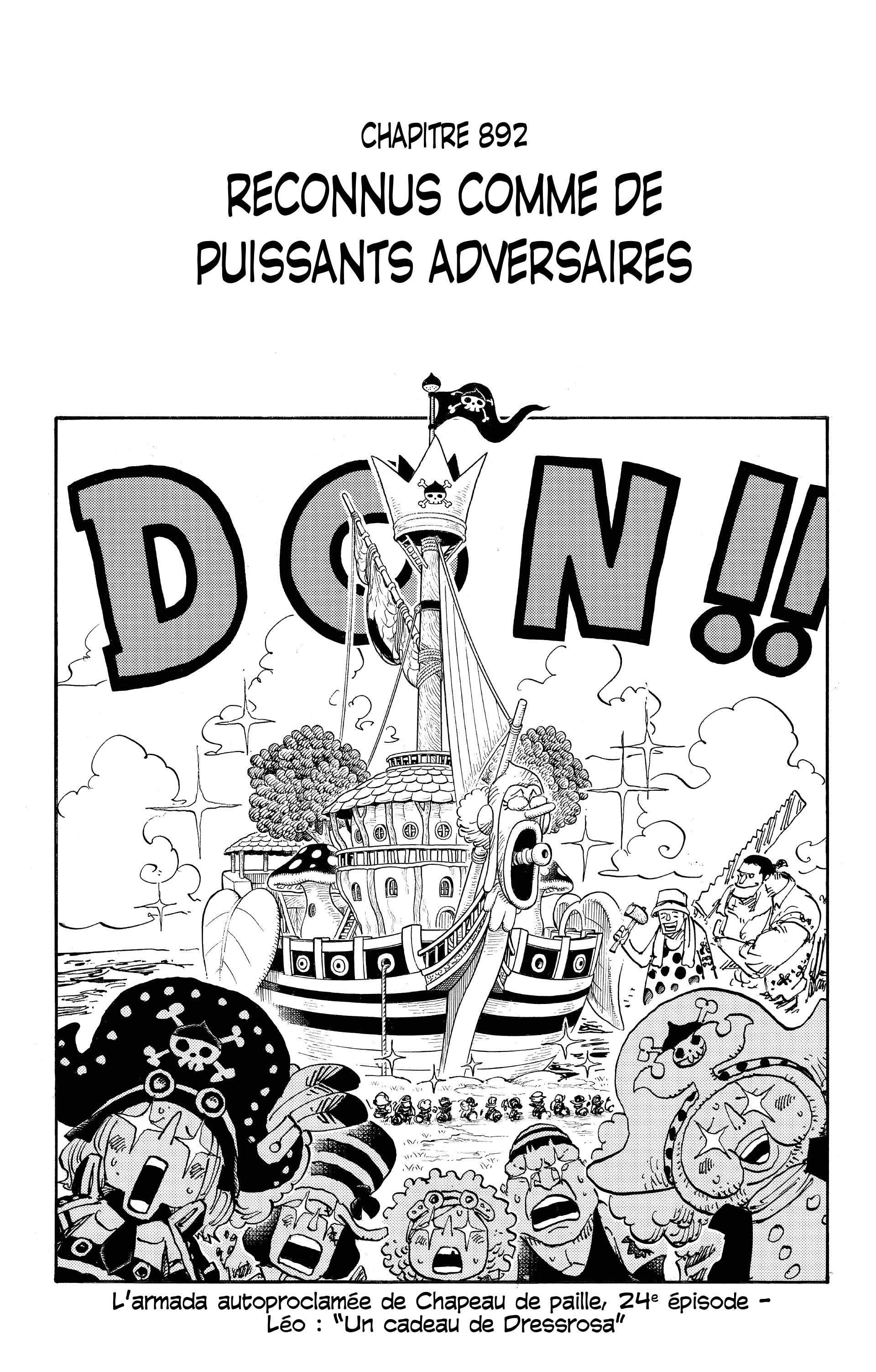 One Piece Chapitre 892 - Page 1