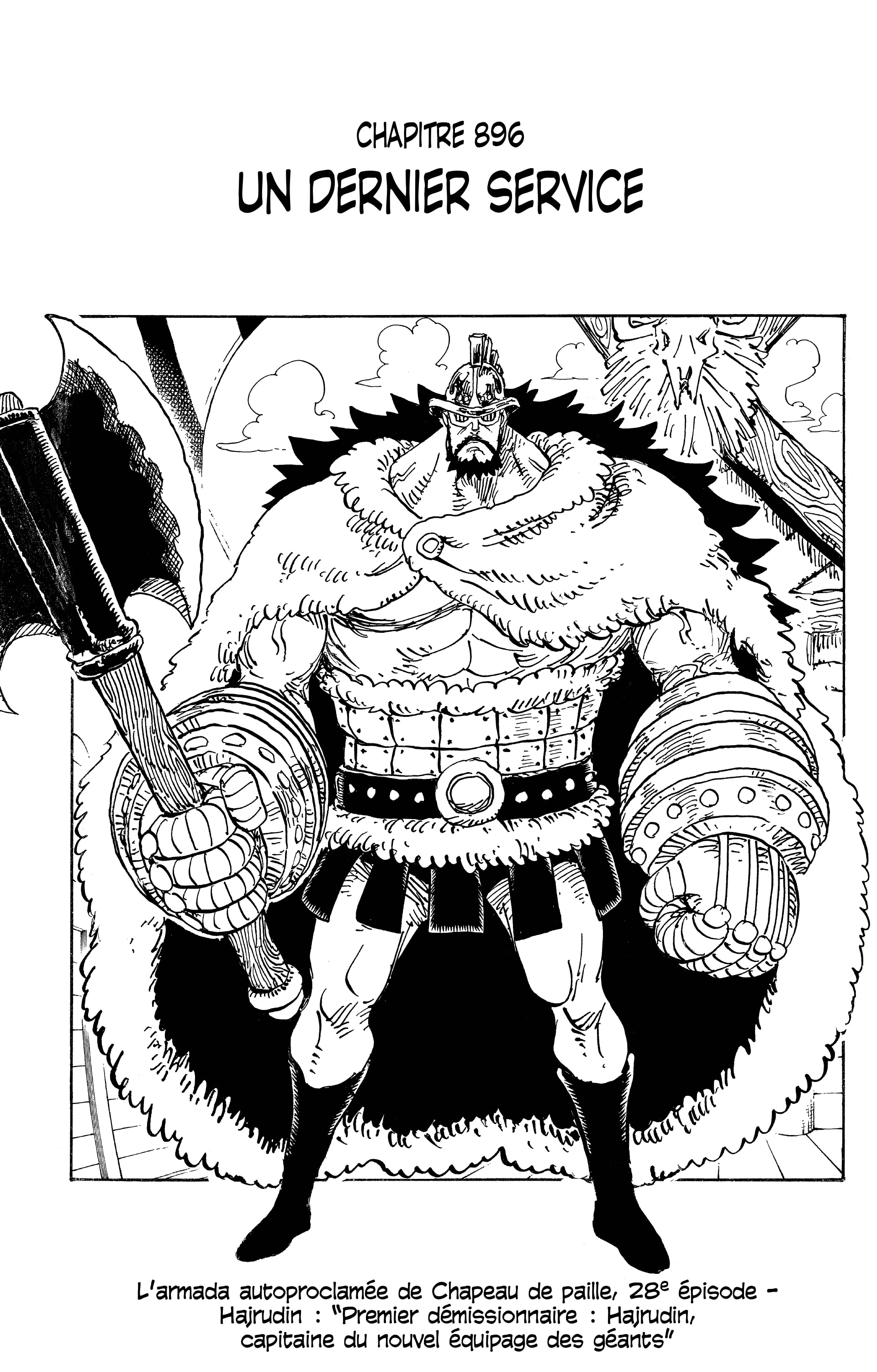 One Piece Chapitre 896 - Page 1
