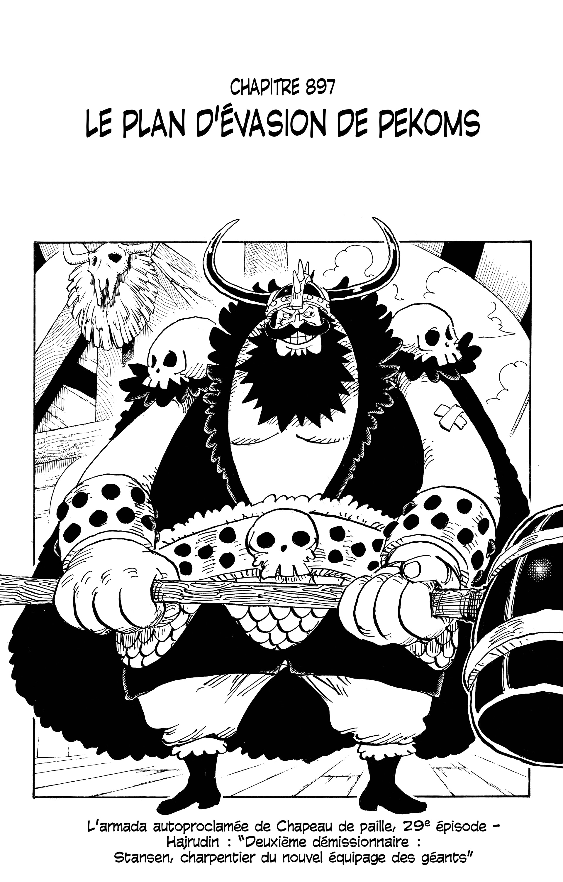 One Piece Chapitre 897 - Page 1