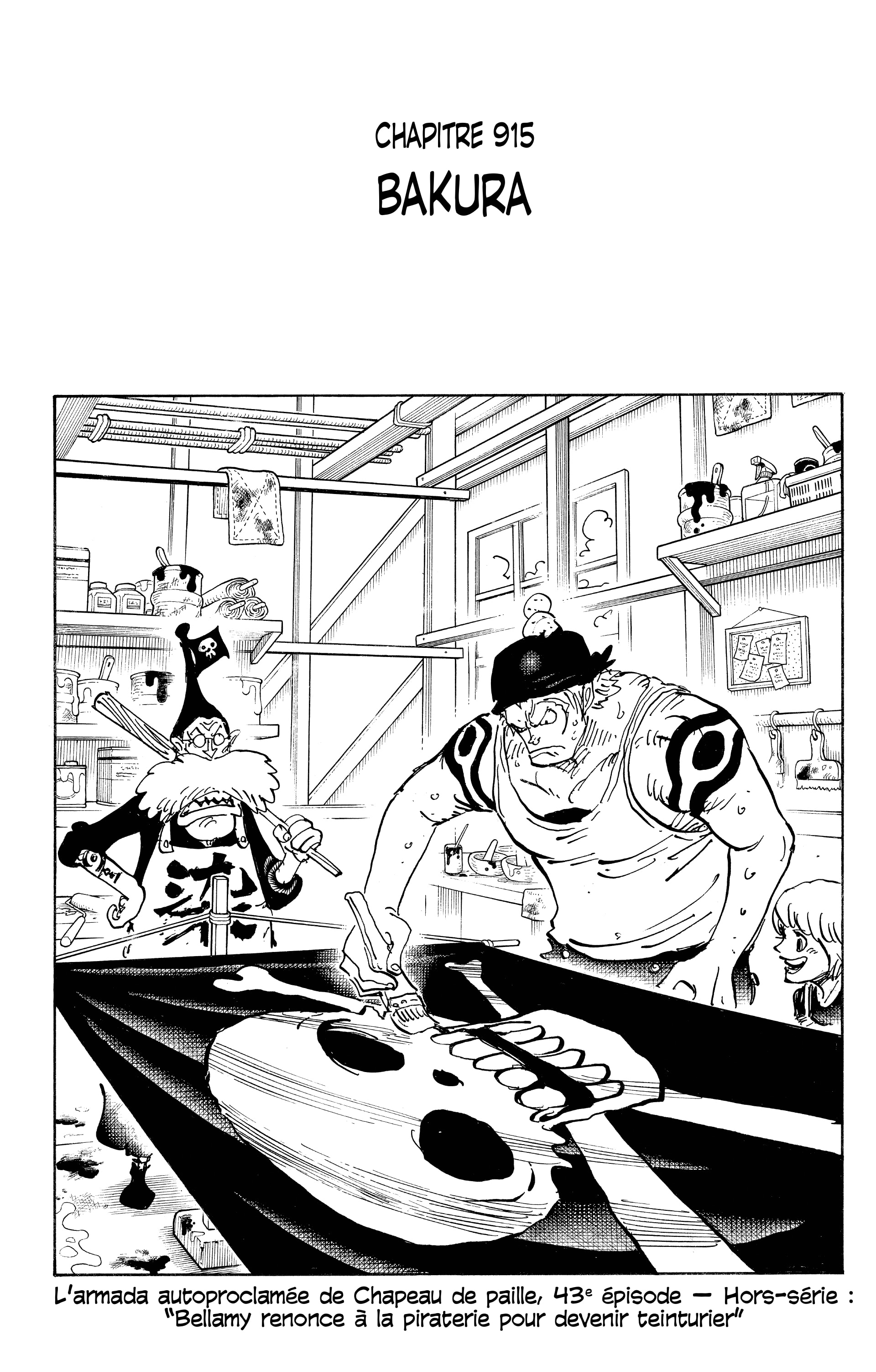 One Piece Chapitre 915 - Page 1