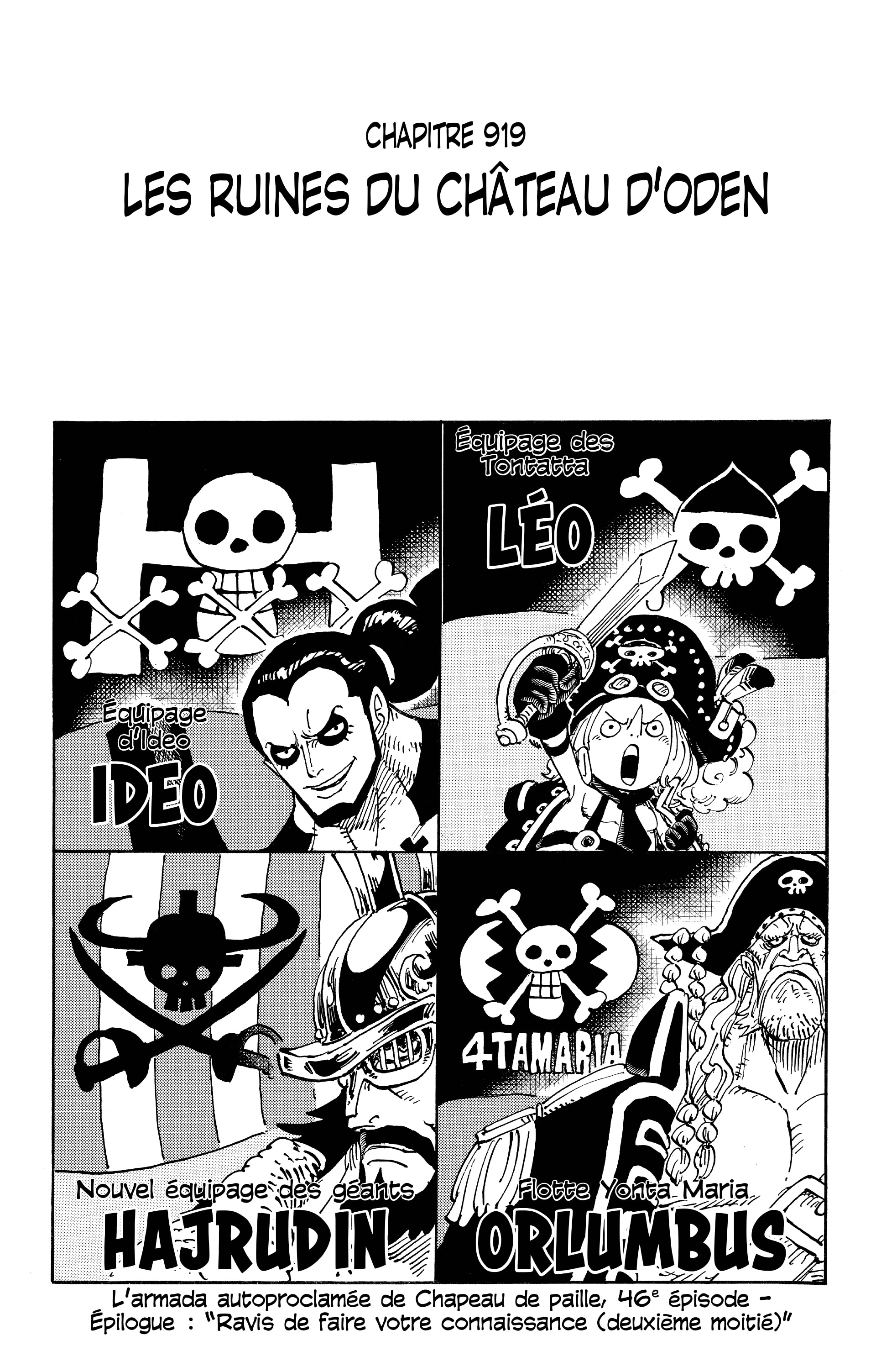 One Piece Chapitre 919 - Page 1