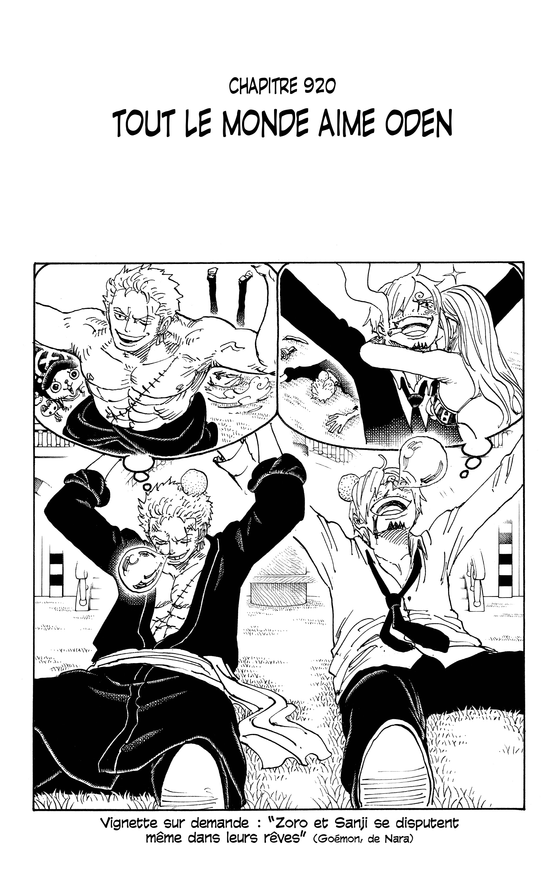 One Piece Chapitre 920 - Page 1