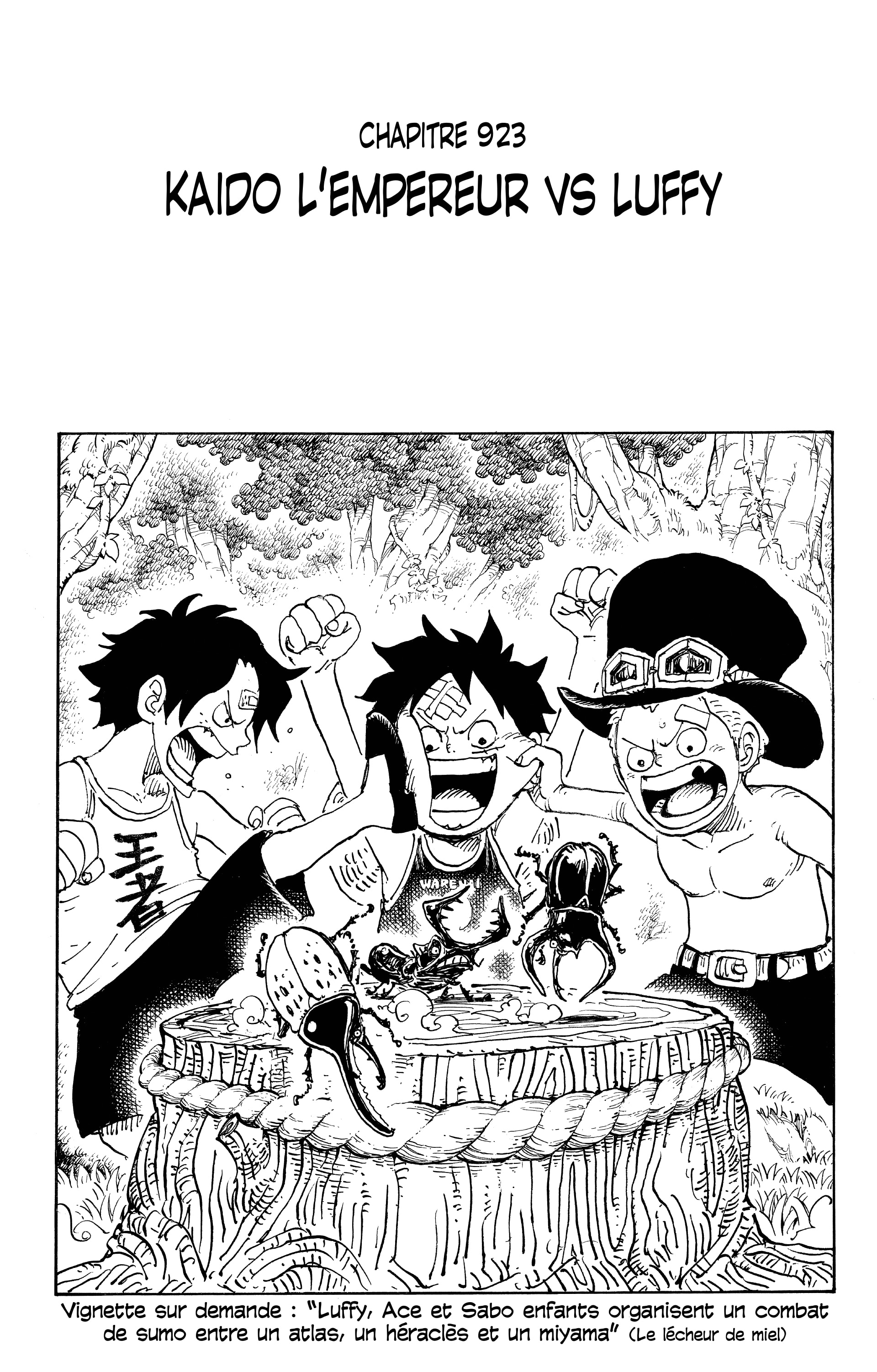 One Piece Chapitre 923 - Page 1