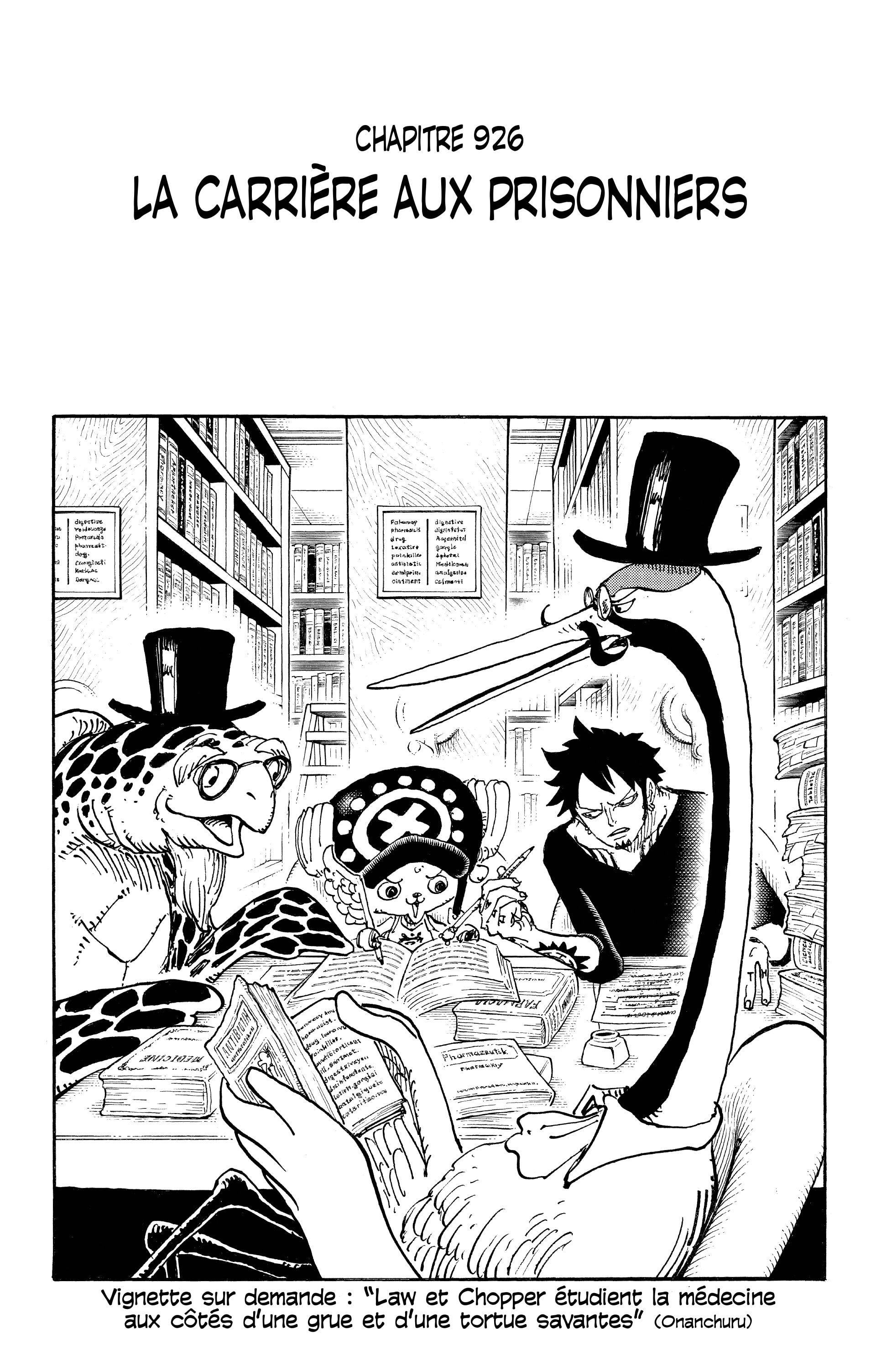 One Piece Chapitre 926 - Page 1