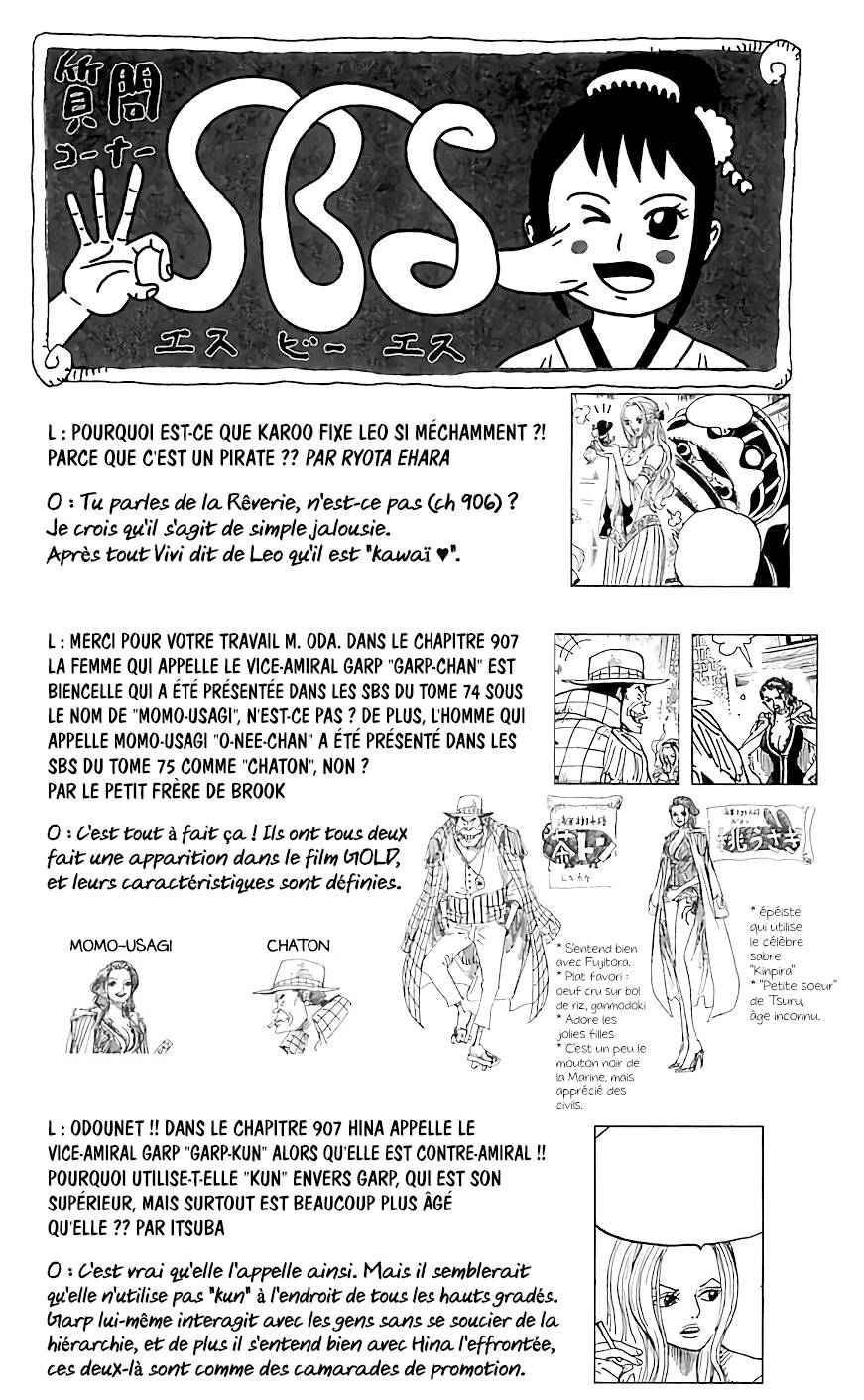 One Piece Chapitre 927.5 - Page 2
