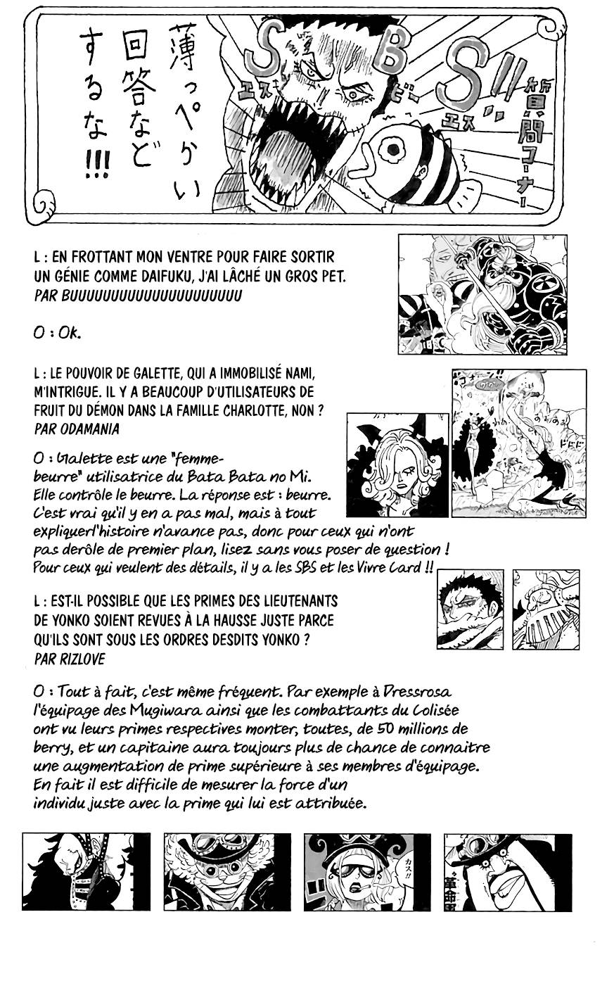One Piece Chapitre 927.5 - Page 3