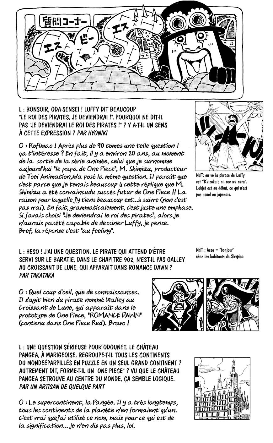 One Piece Chapitre 927.5 - Page 6