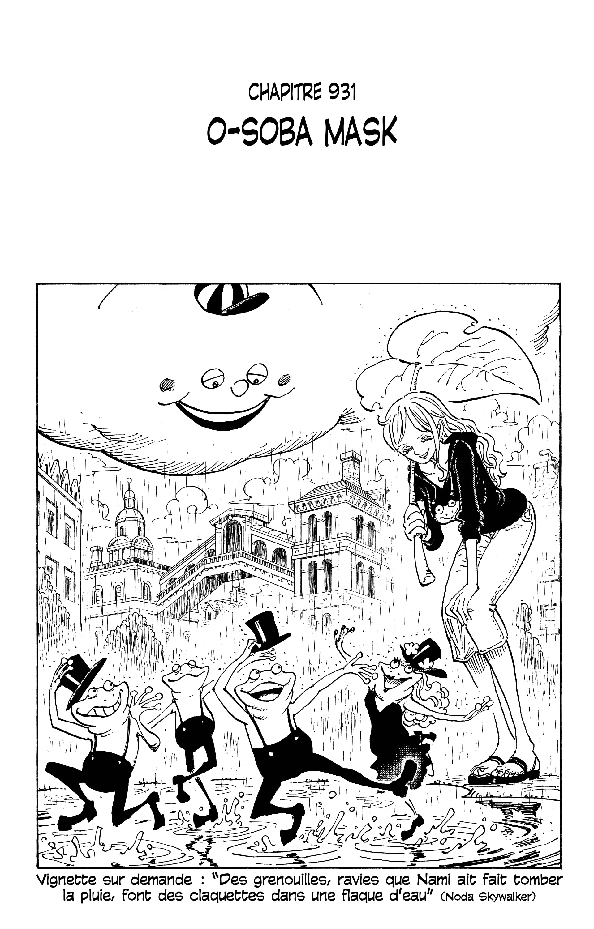 One Piece Chapitre 931 - Page 1