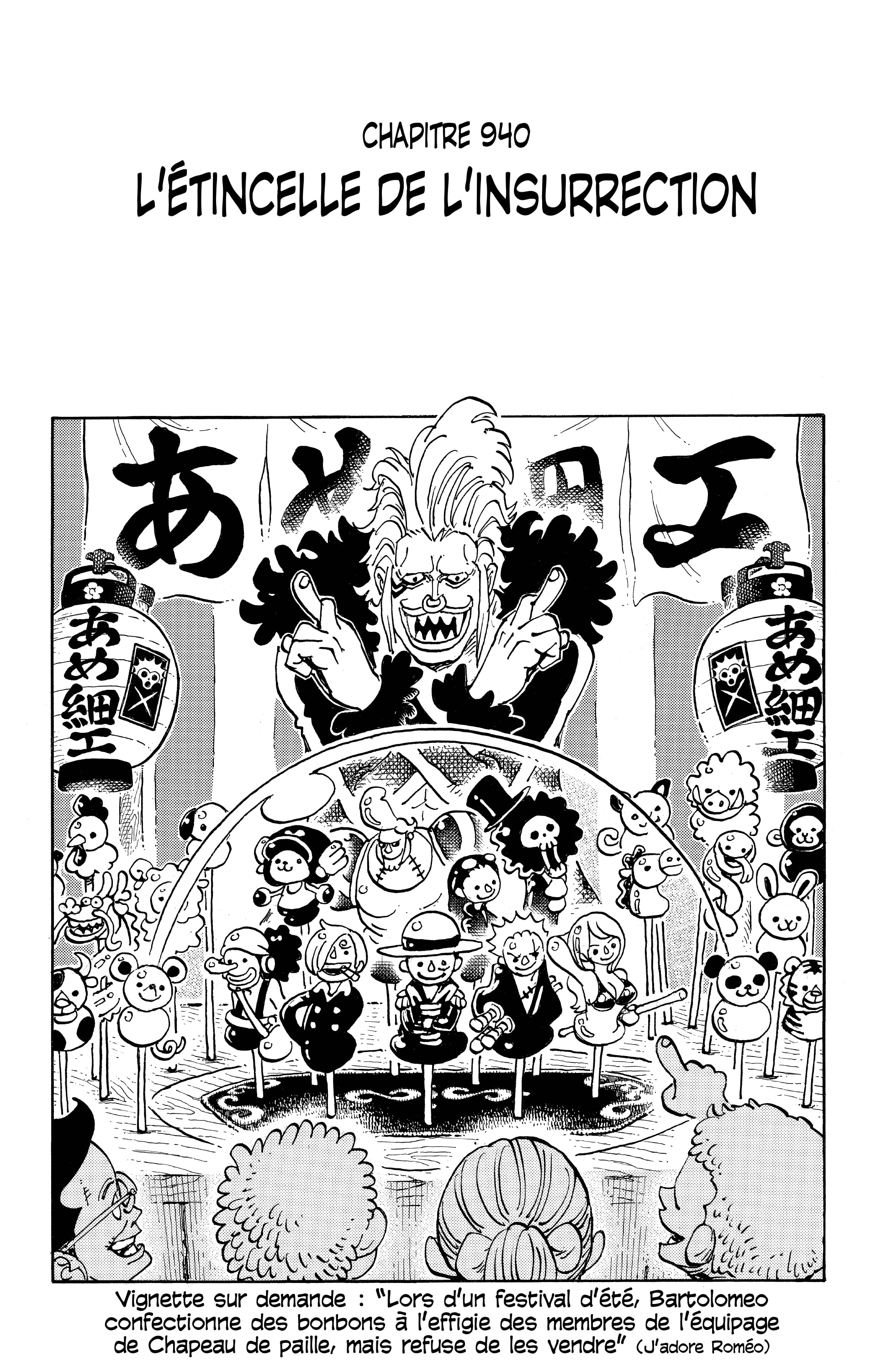 One Piece Chapitre 940 - Page 1