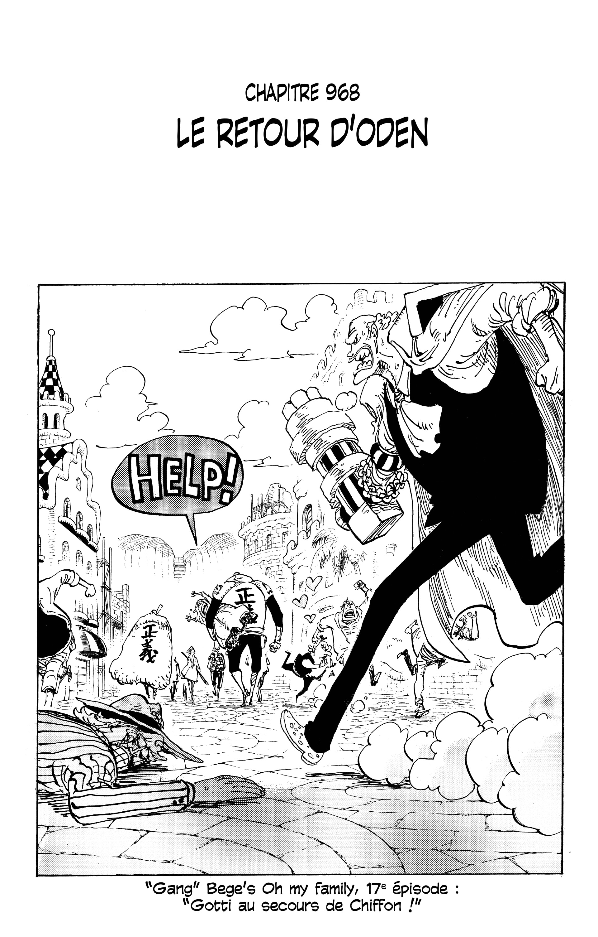 One Piece Chapitre 968 - Page 1