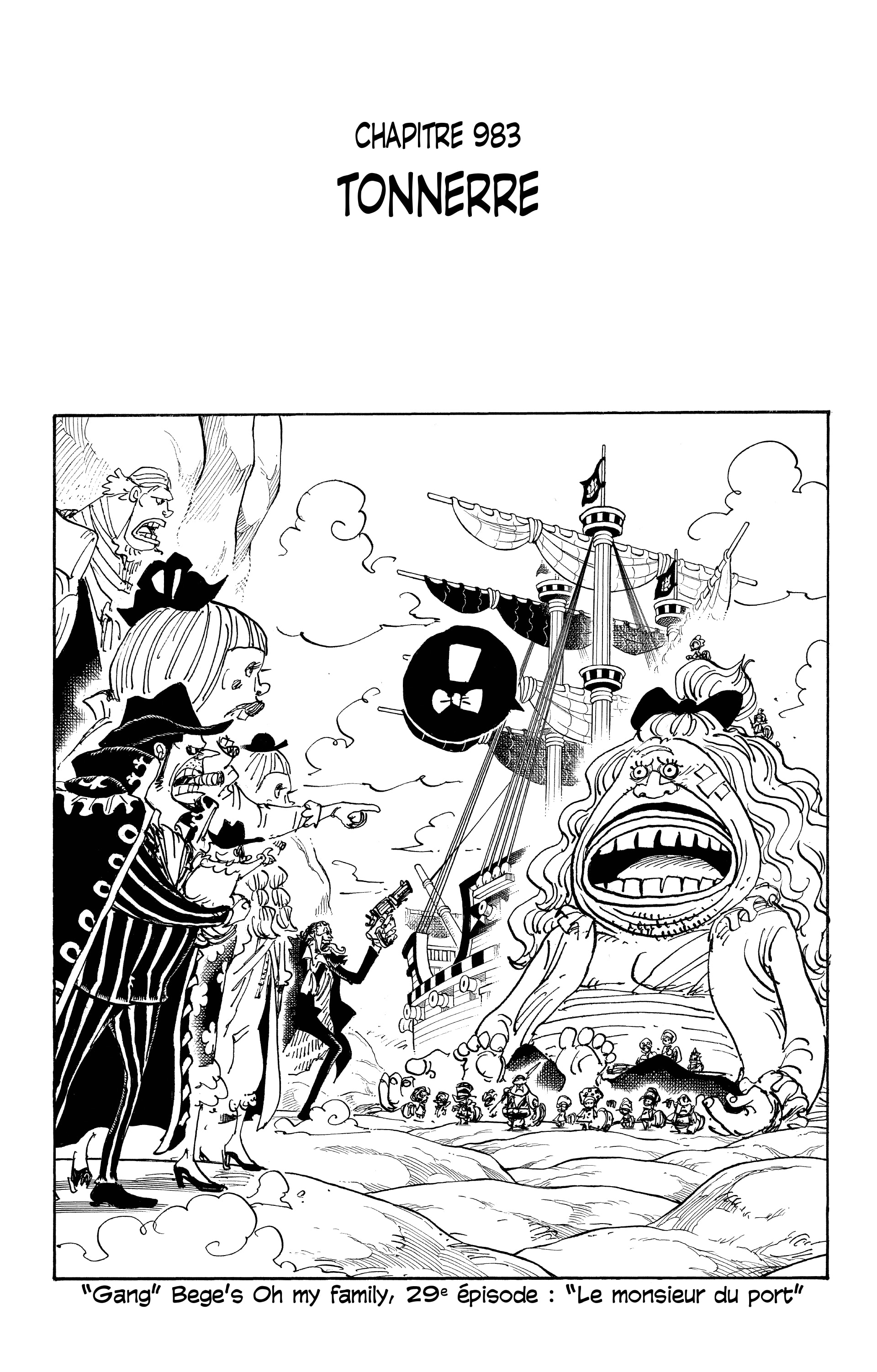 One Piece Chapitre 983 - Page 1