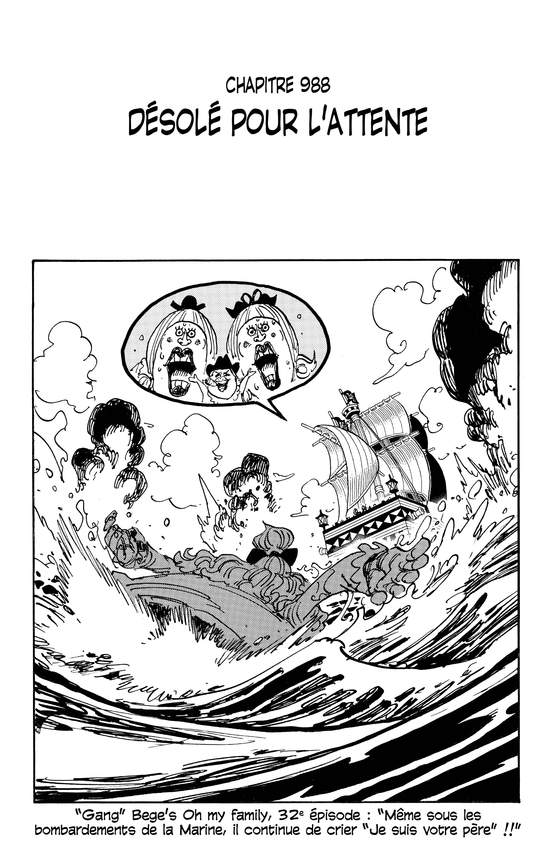 One Piece Chapitre 988 - Page 1