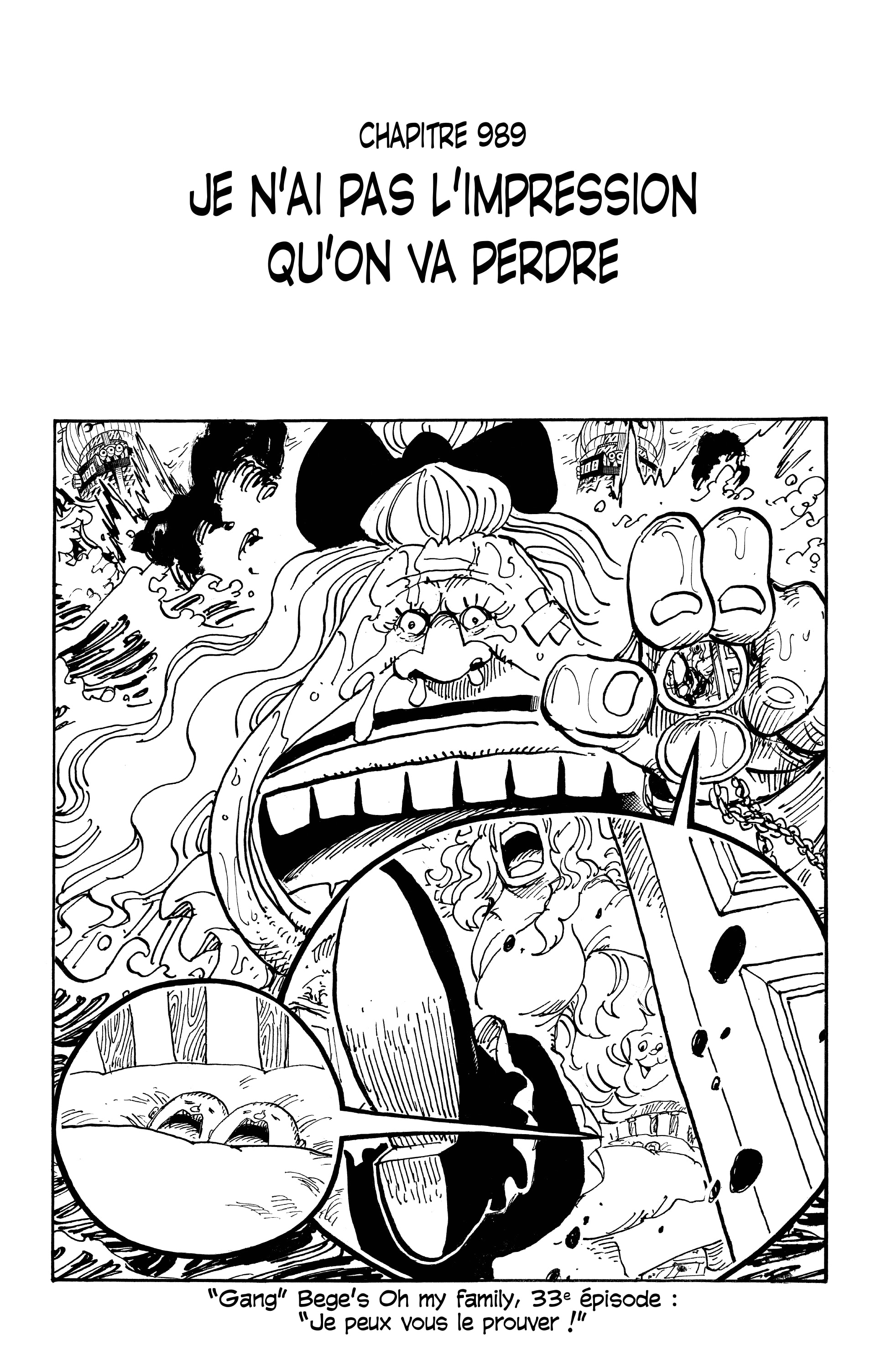 One Piece Chapitre 989 - Page 1