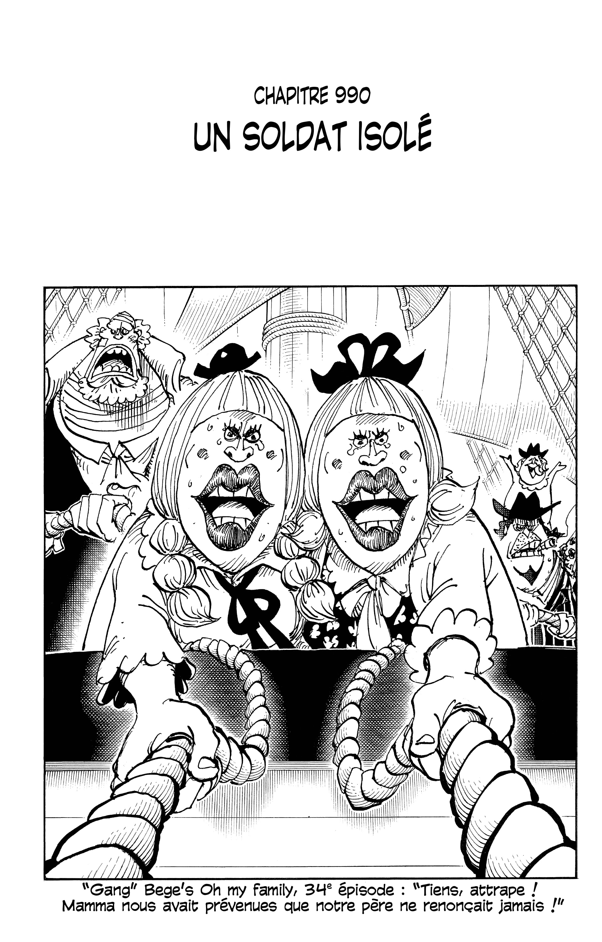 One Piece Chapitre 990 - Page 1