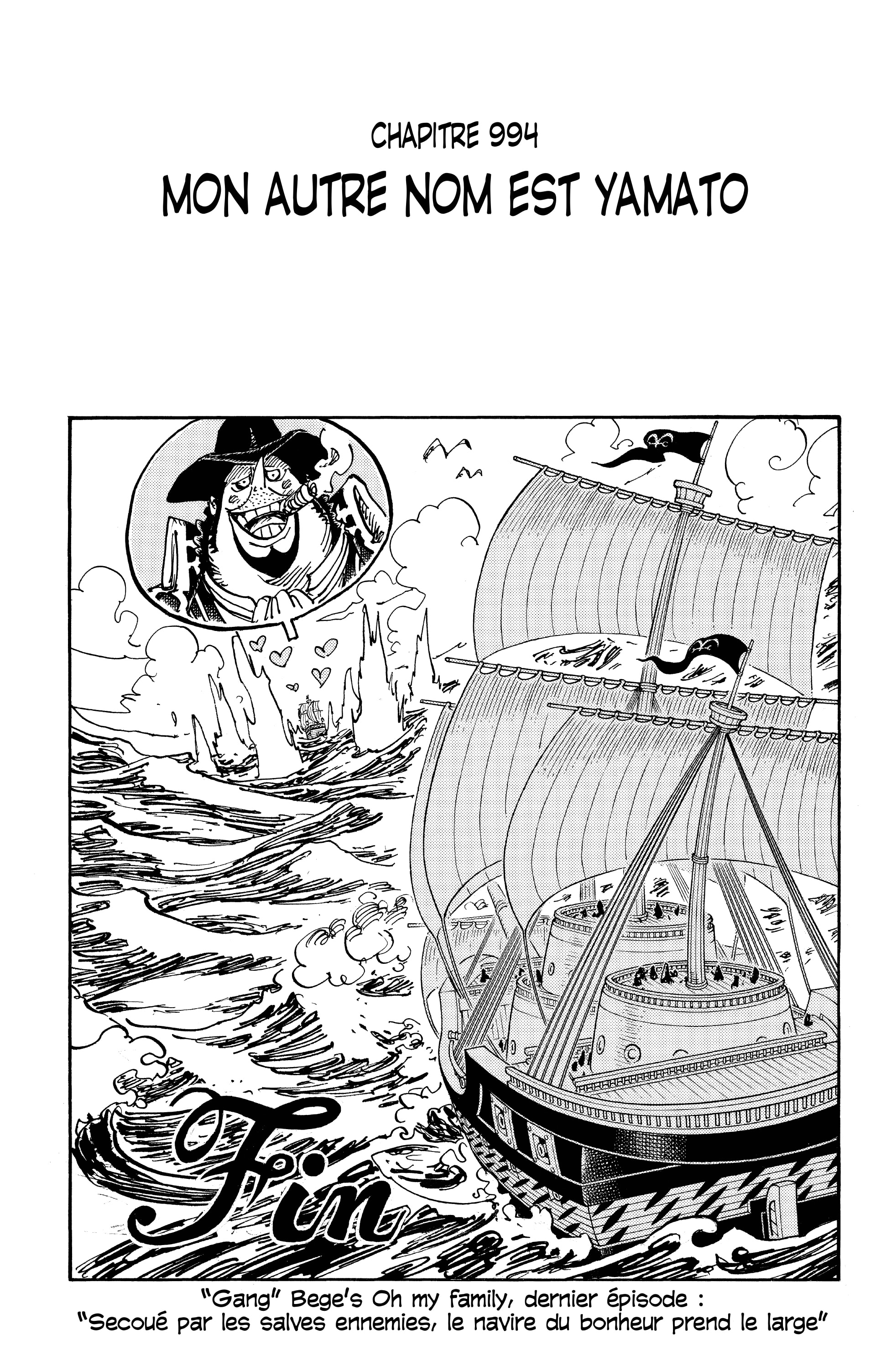 One Piece Chapitre 994 - Page 1