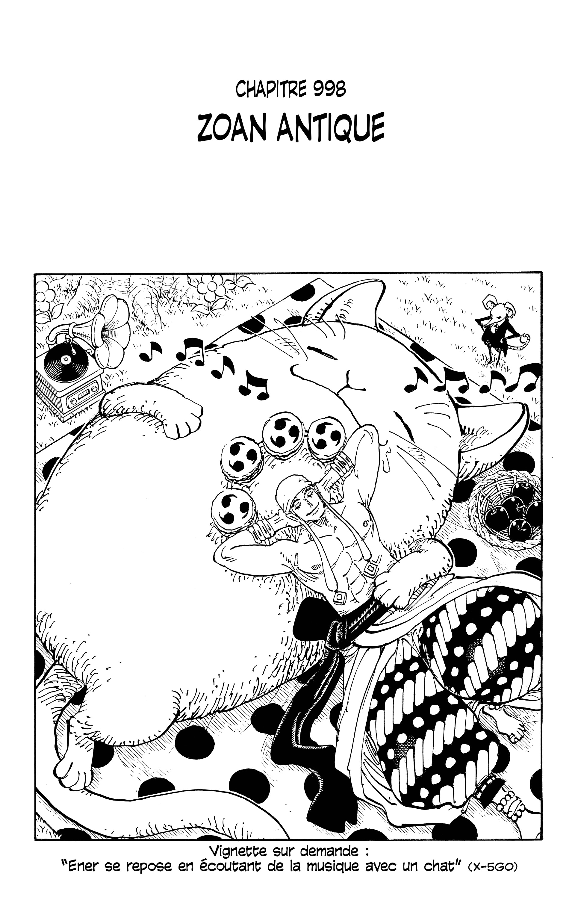 One Piece Chapitre 998 - Page 1