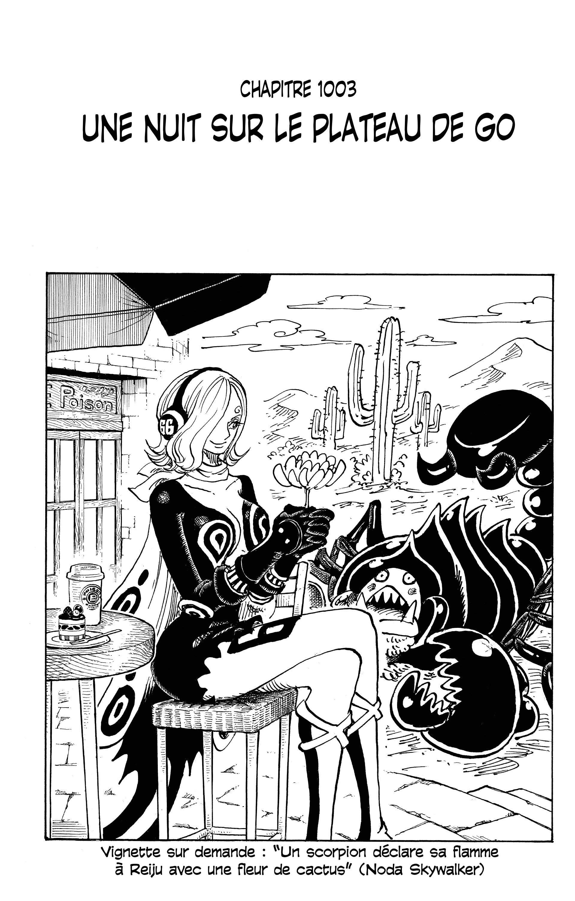 One Piece Chapitre 1003 - Page 1