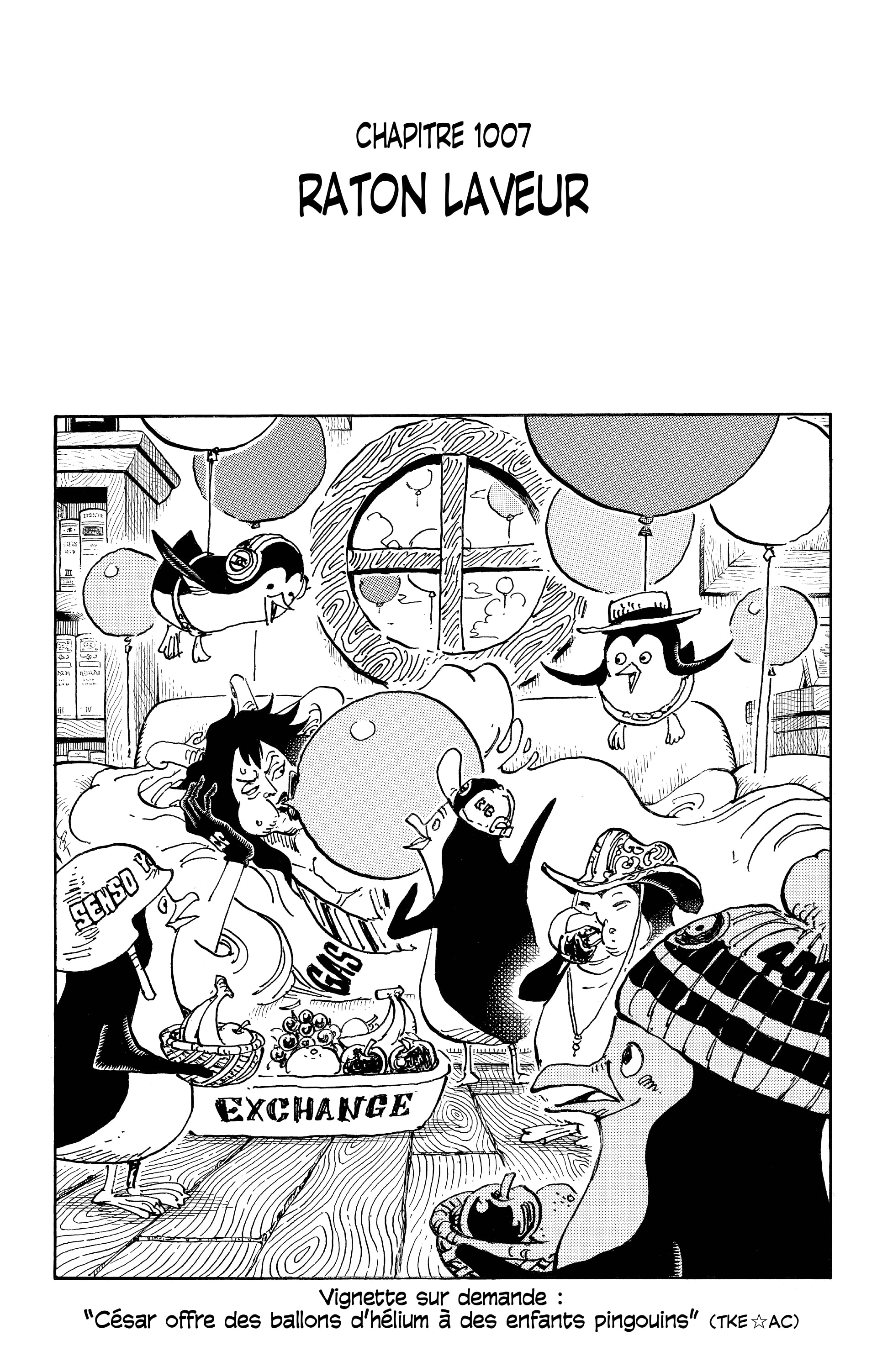 One Piece Chapitre 1007 - Page 1