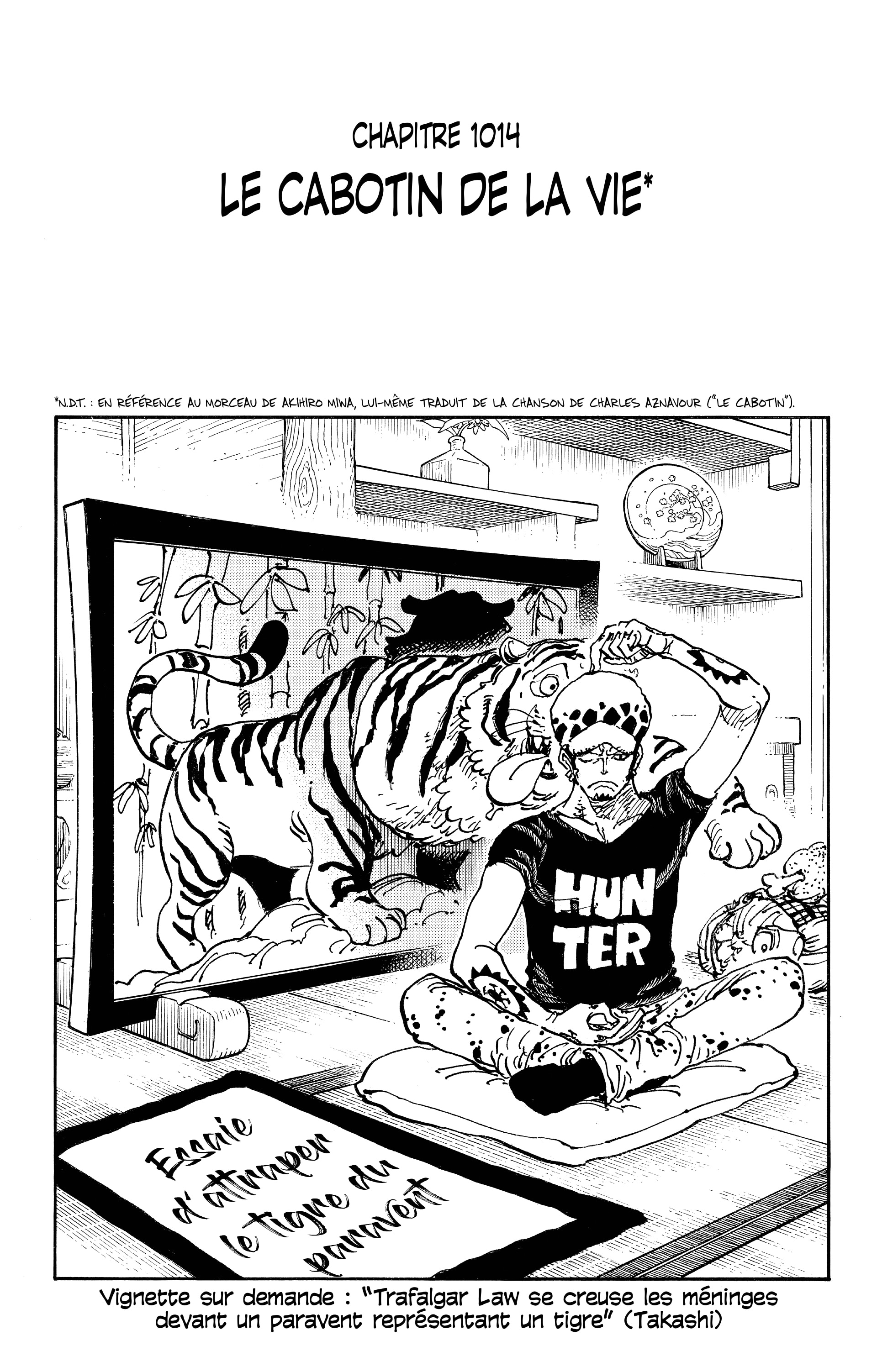 One Piece Chapitre 1014 - Page 1