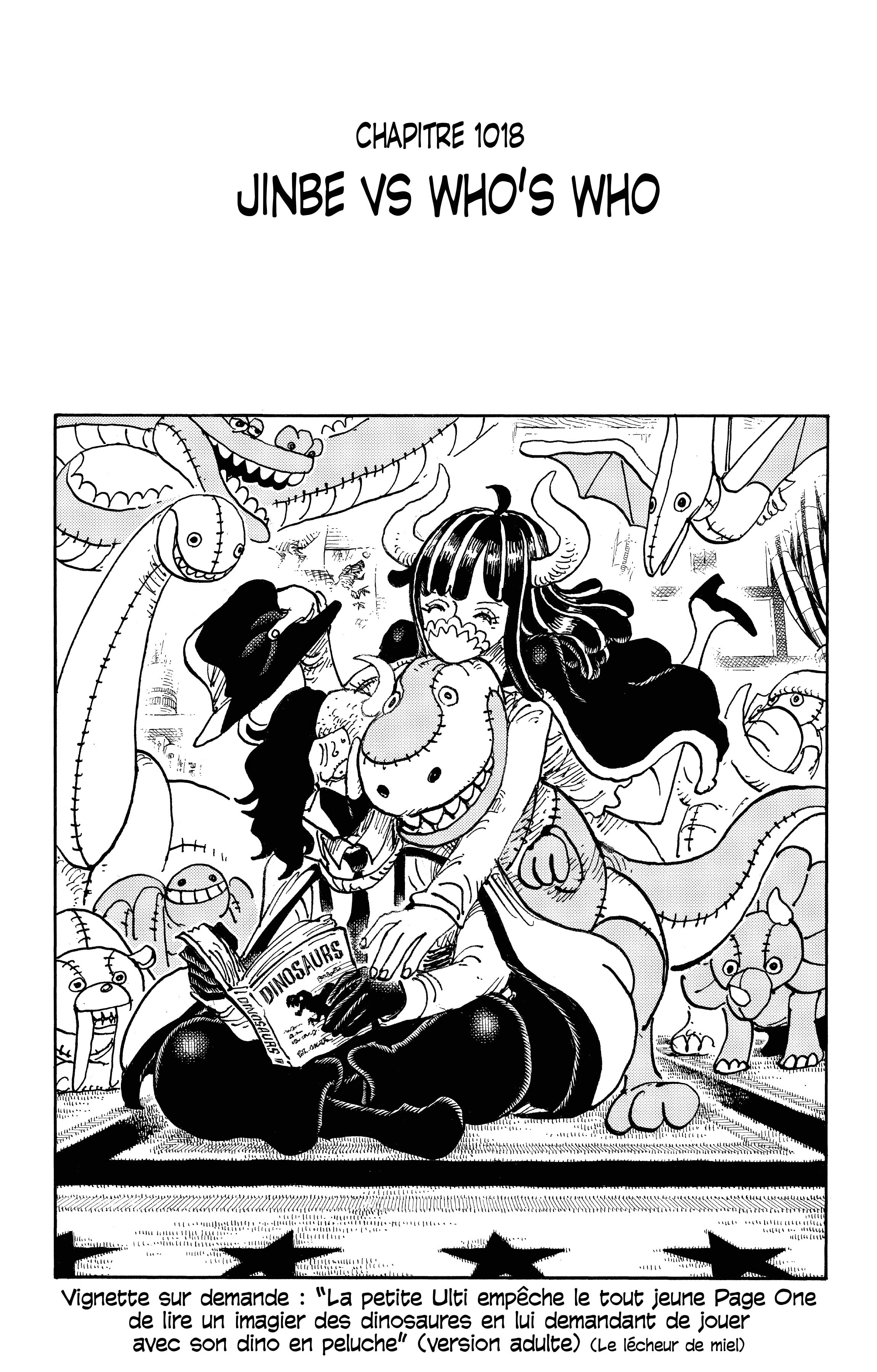 One Piece Chapitre 1018 - Page 1