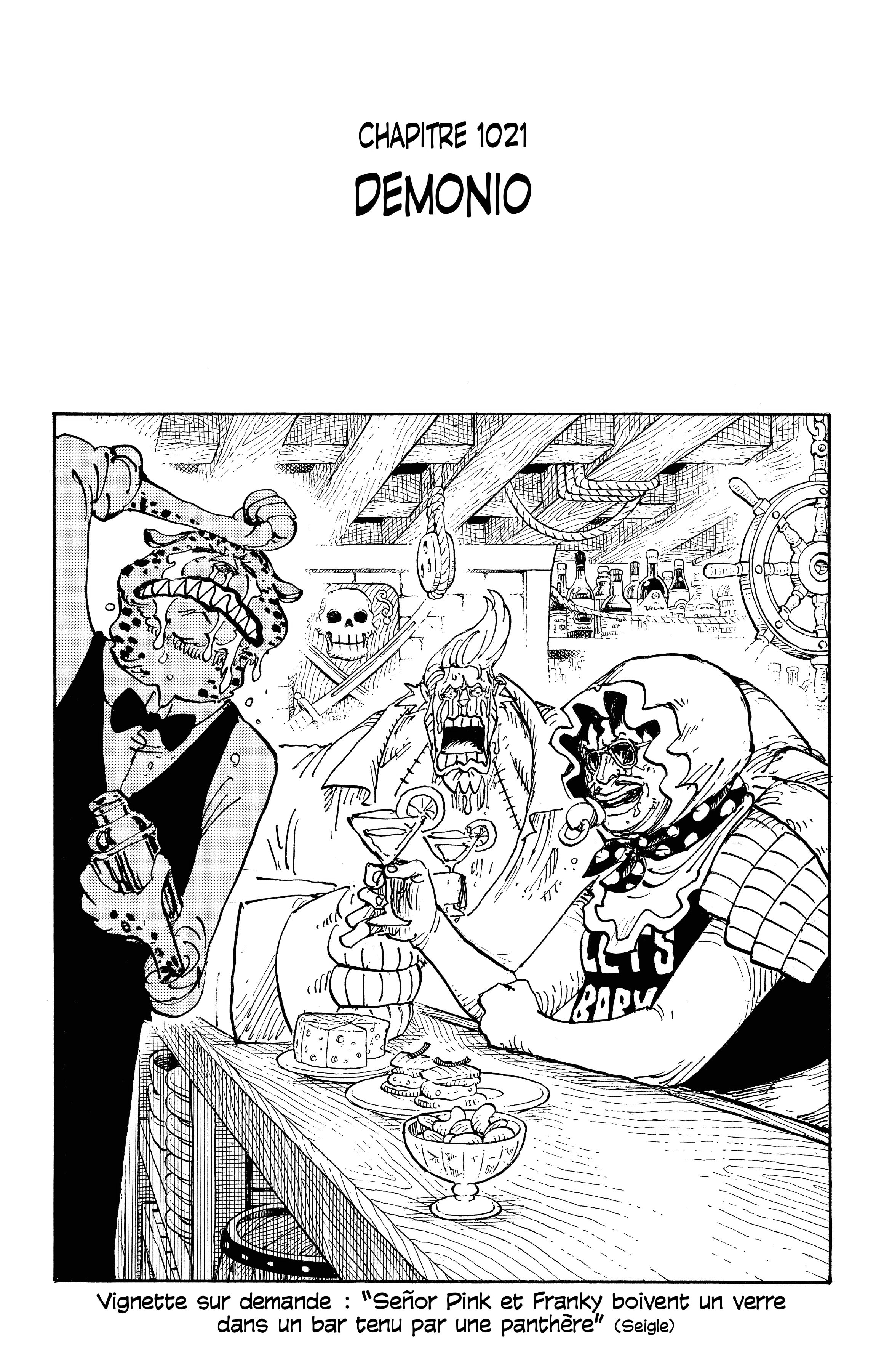One Piece Chapitre 1021 - Page 1