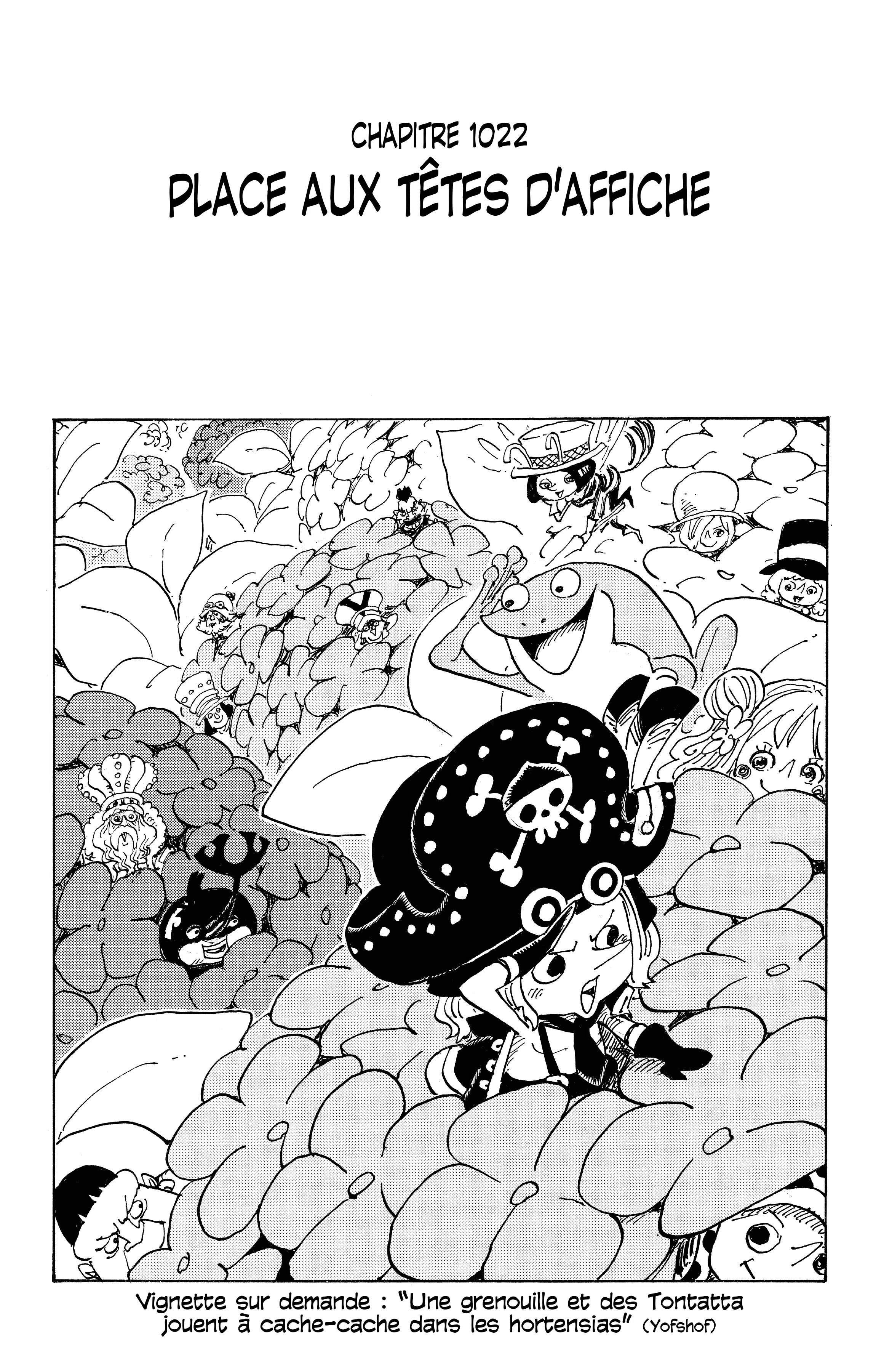 One Piece Chapitre 1022 - Page 1