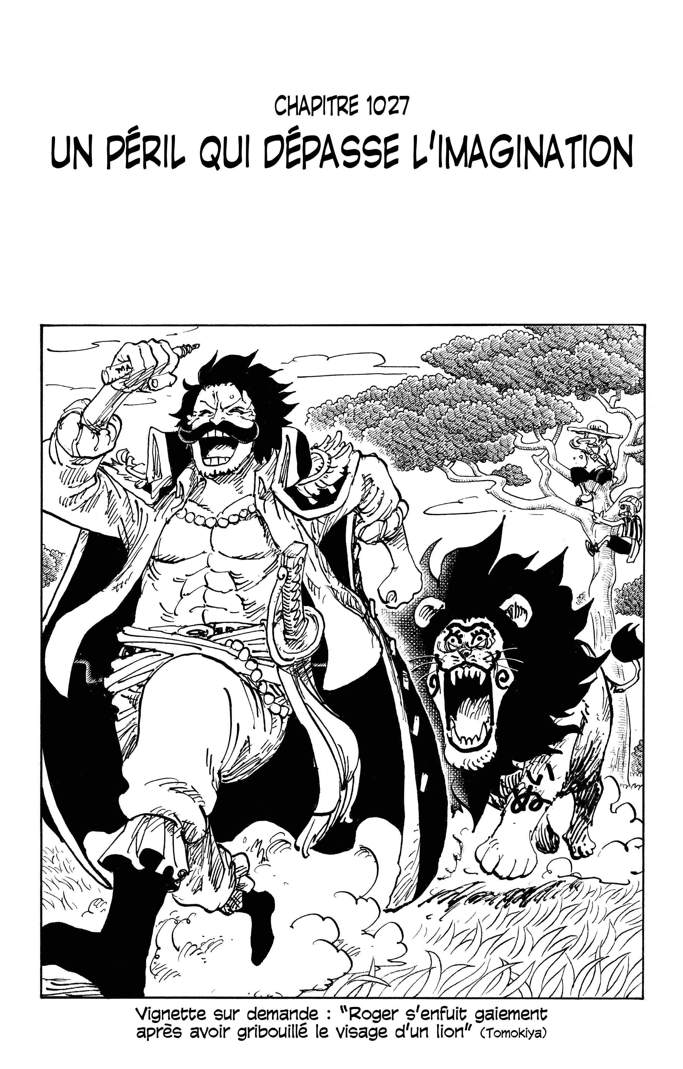 One Piece Chapitre 1027 - Page 1
