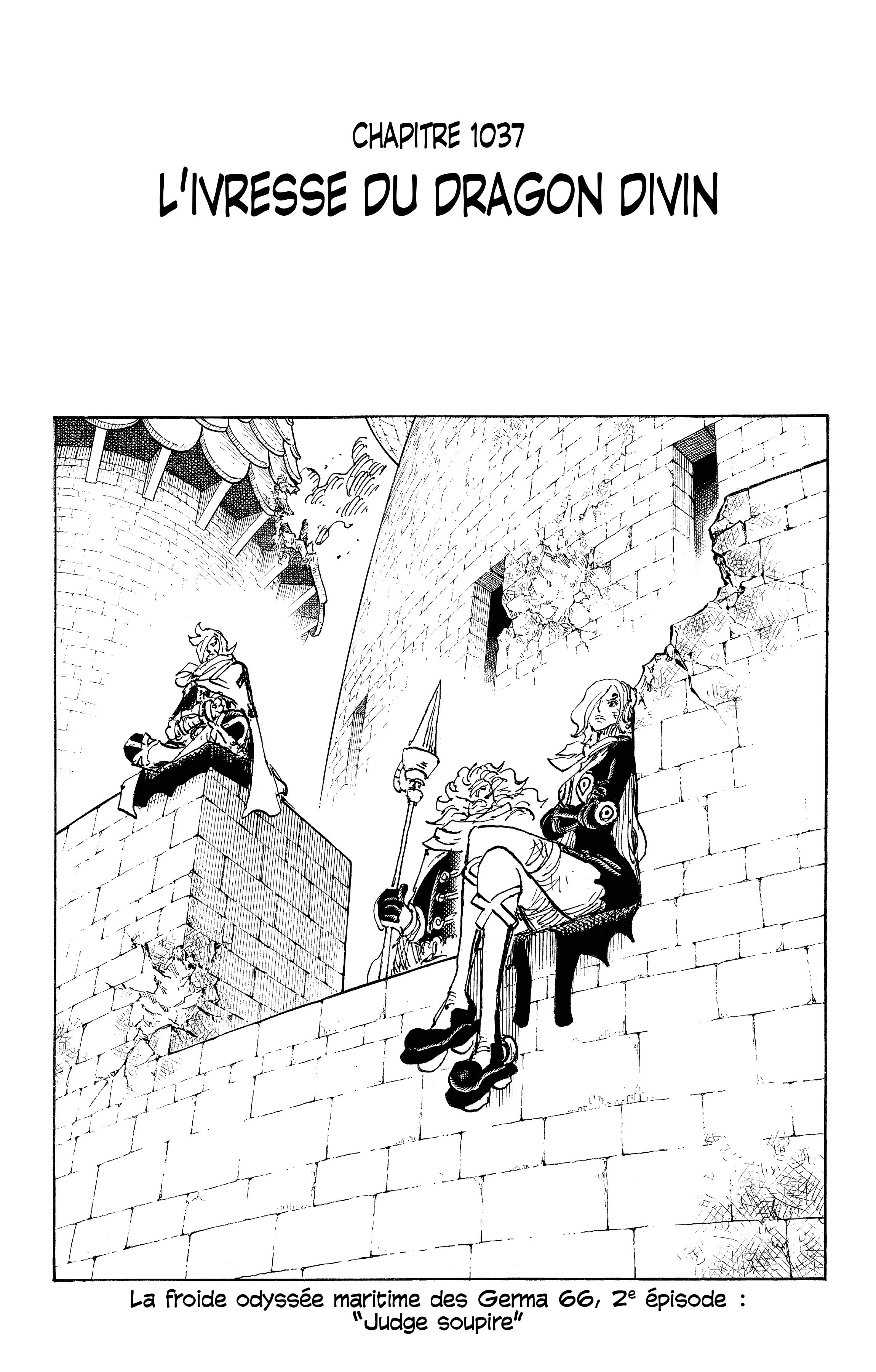 One Piece Chapitre 1037 - Page 1