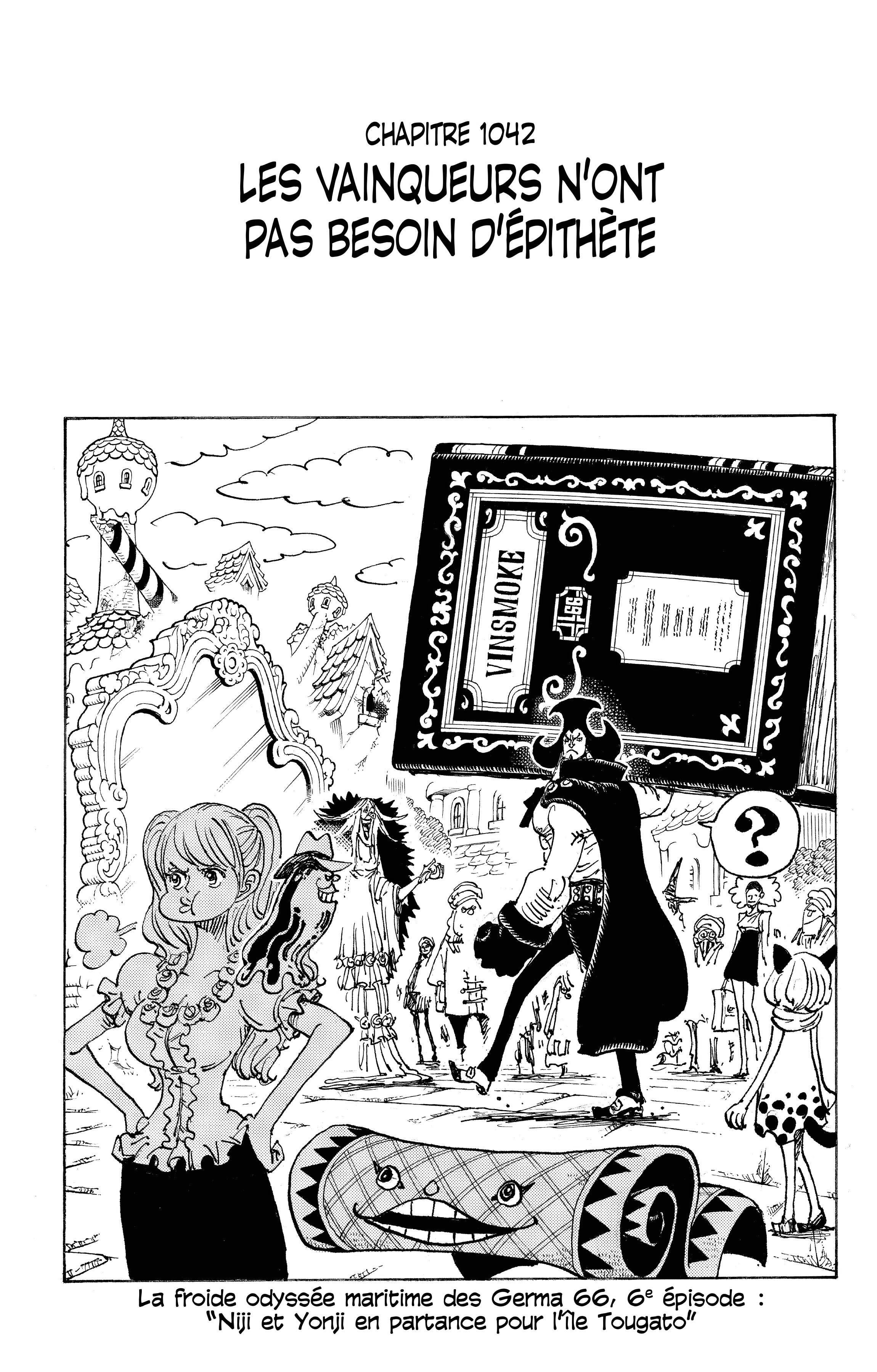 One Piece Chapitre 1042 - Page 1