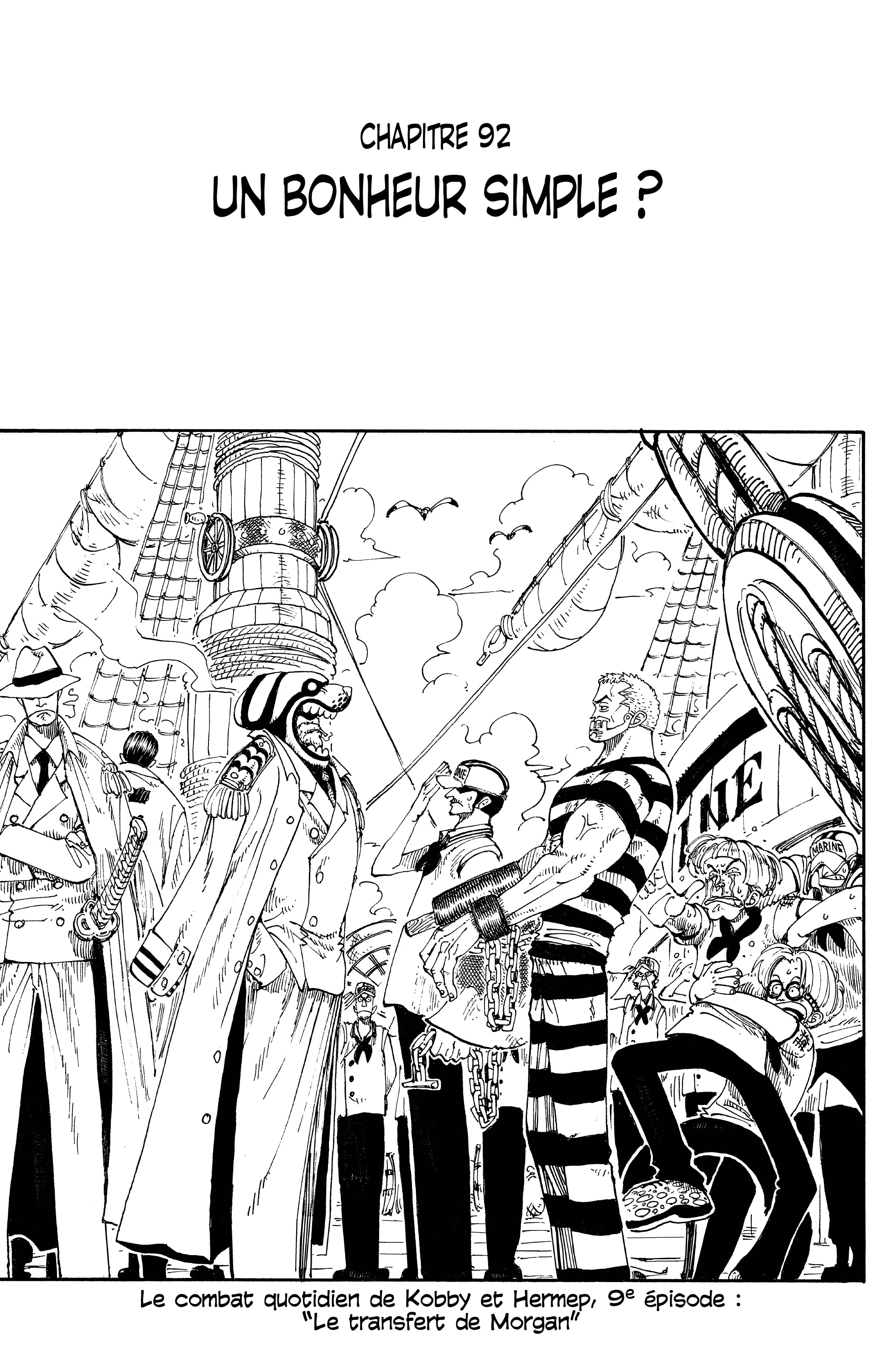 One Piece Chapitre 92 - Page 1
