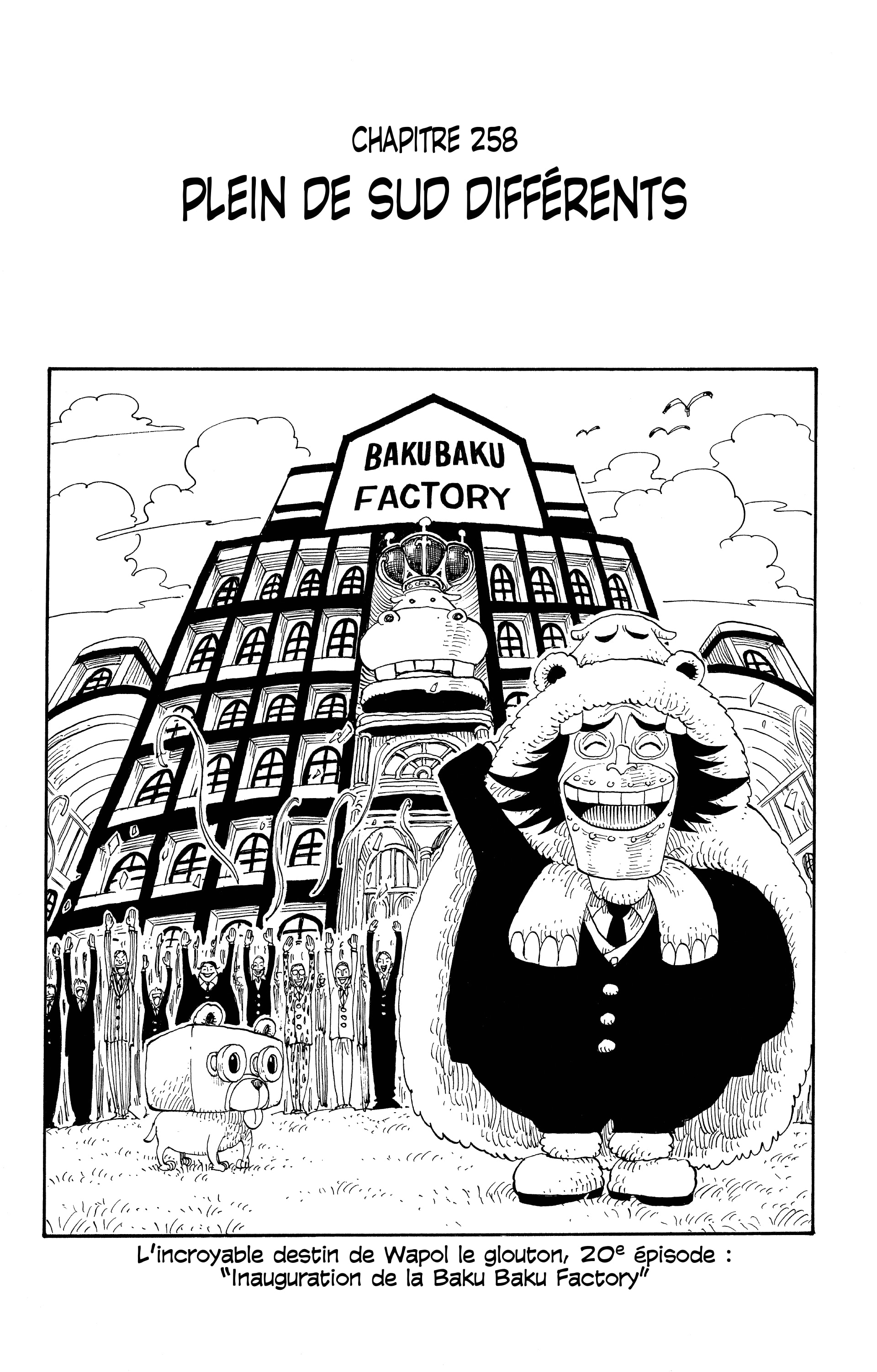 One Piece Chapitre 258 - Page 1