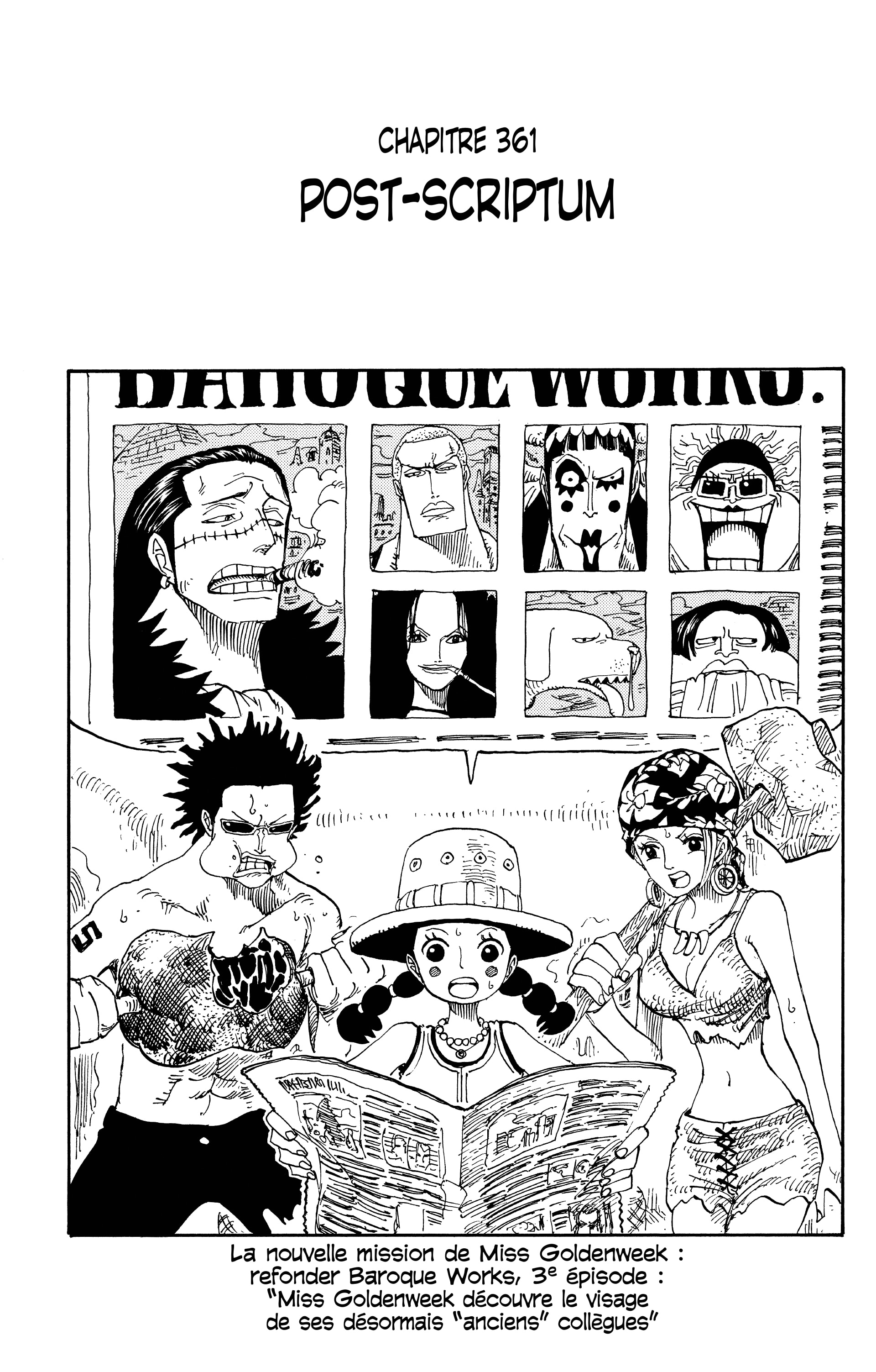One Piece Chapitre 361 - Page 1