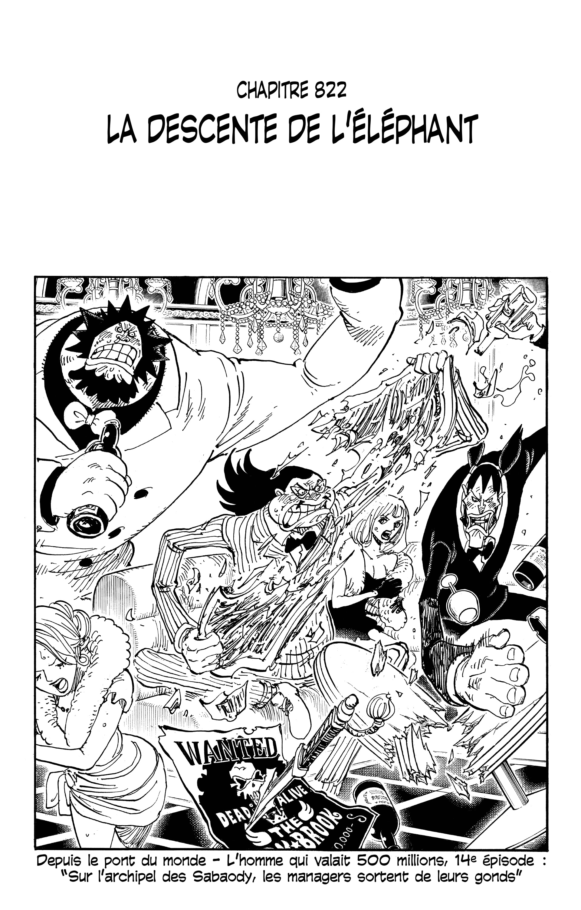 One Piece Chapitre 822 - Page 1