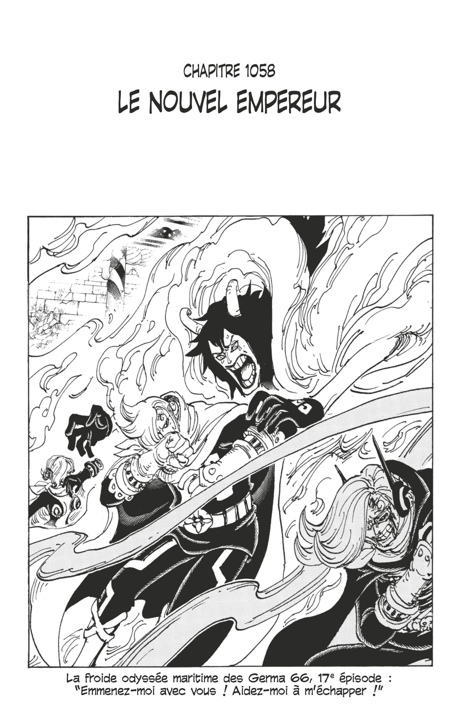 One Piece Chapitre 1058 - Page 1