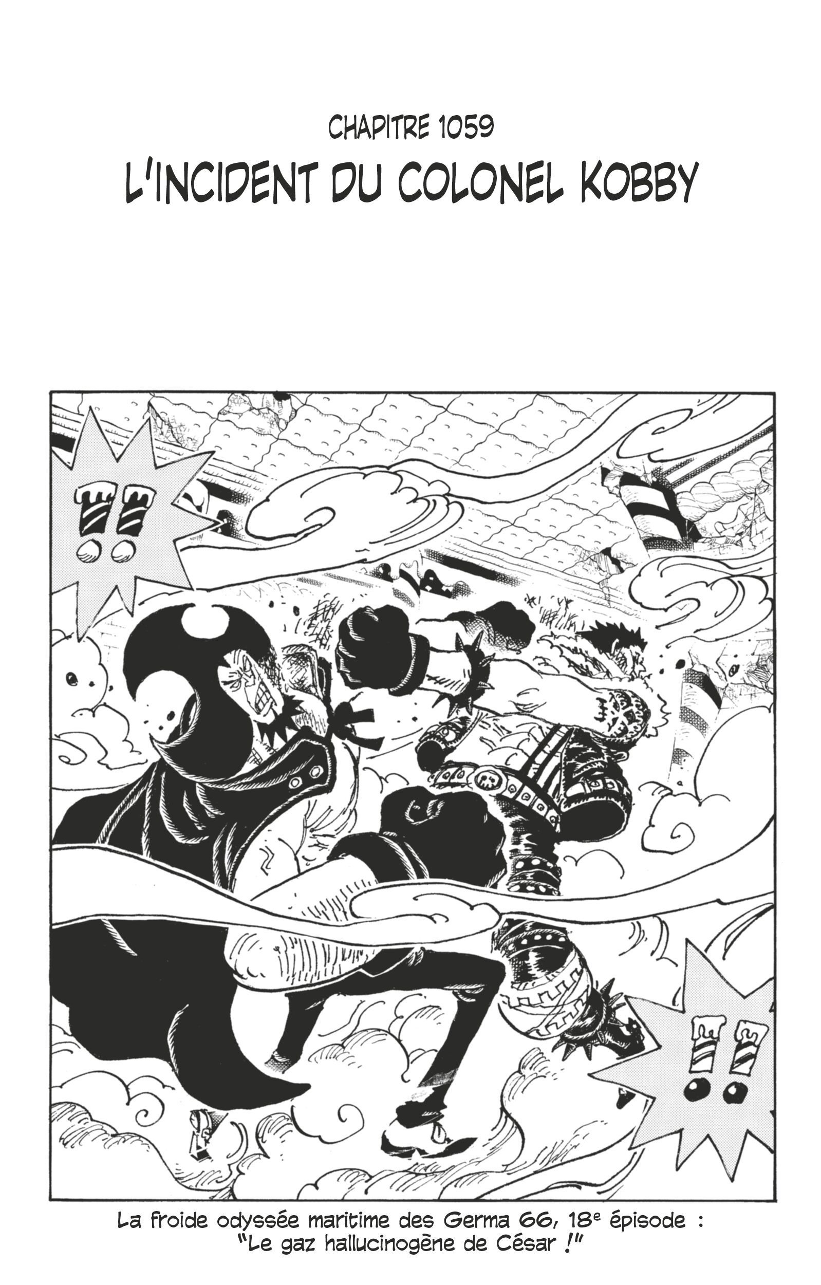 One Piece Chapitre 1059 - Page 1