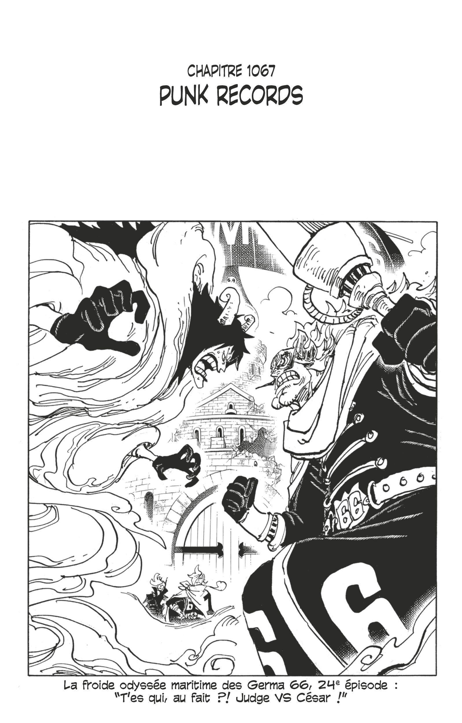 One Piece Chapitre 1067 - Page 1