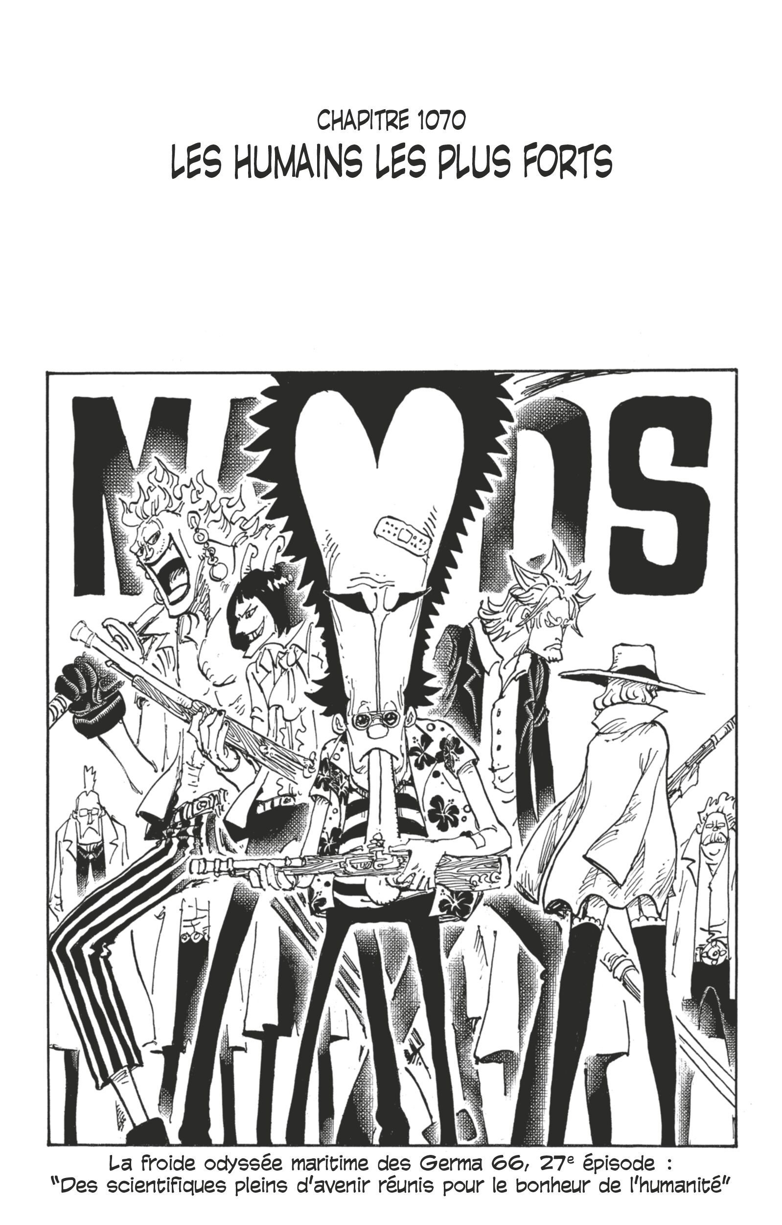 One Piece Chapitre 1070 - Page 1