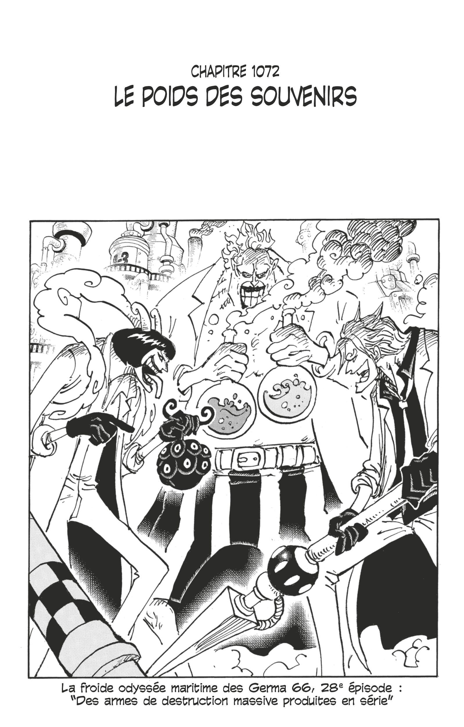 One Piece Chapitre 1072 - Page 1
