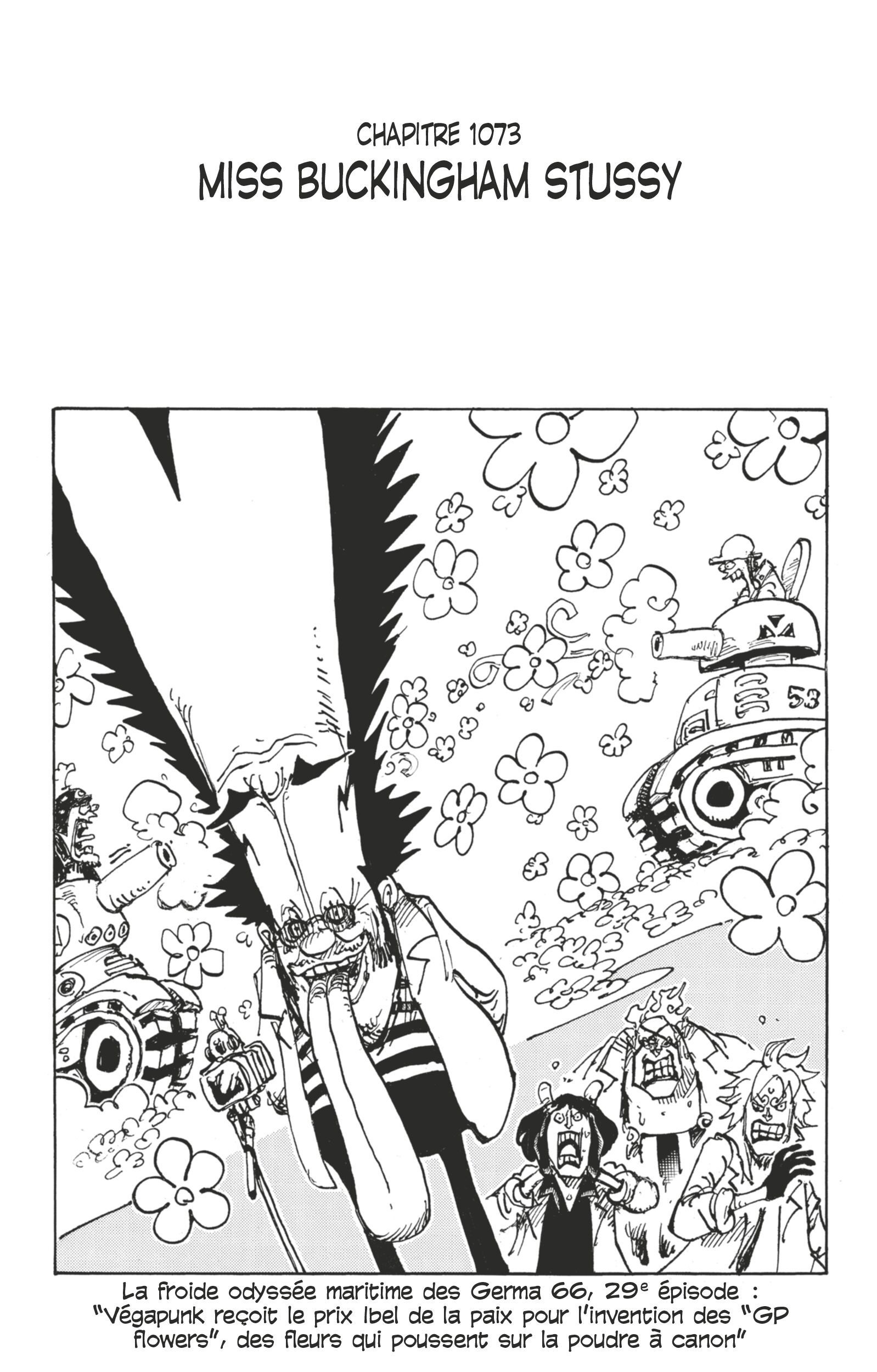 One Piece Chapitre 1073 - Page 1