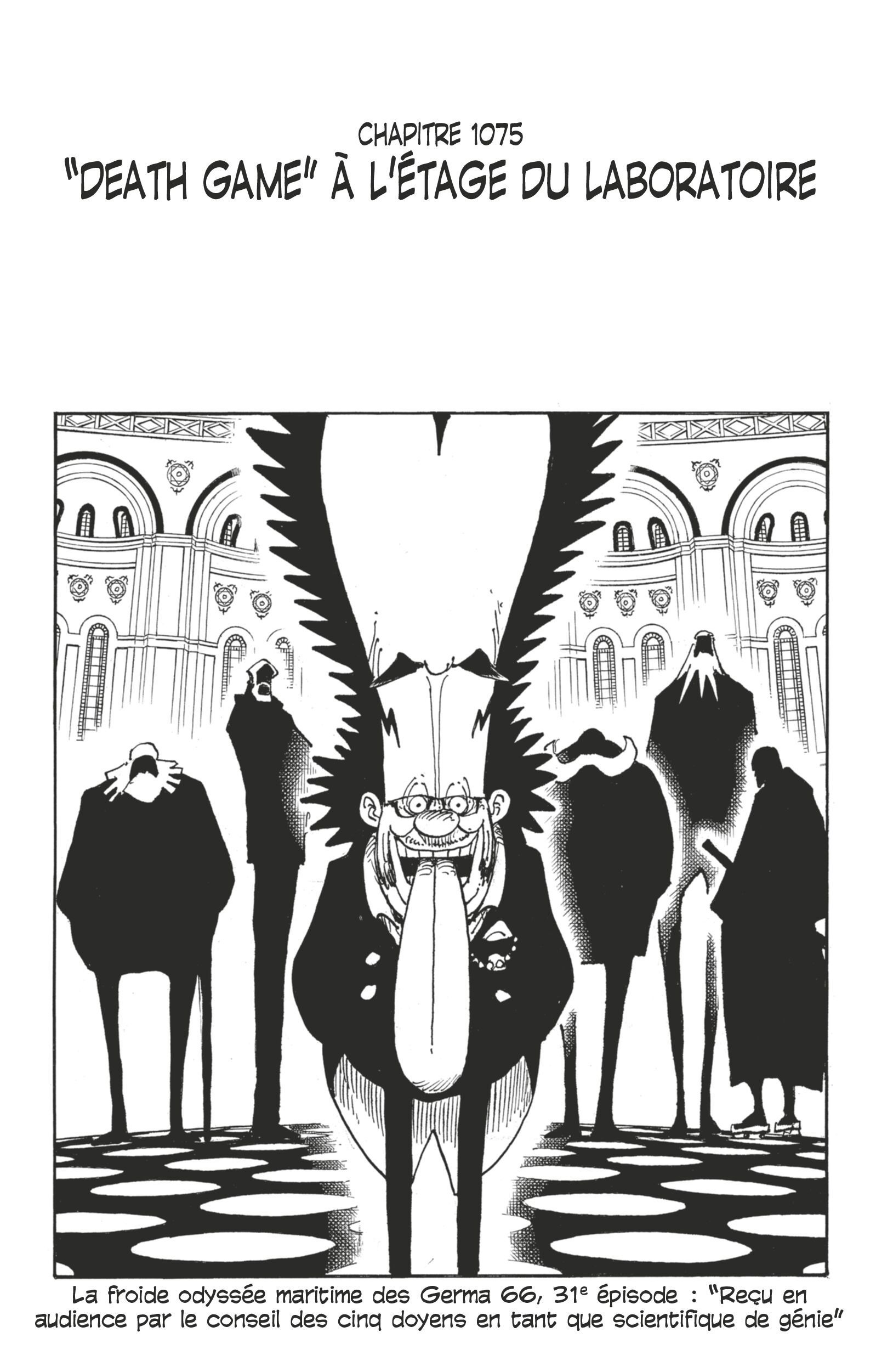 One Piece Chapitre 1075 - Page 1