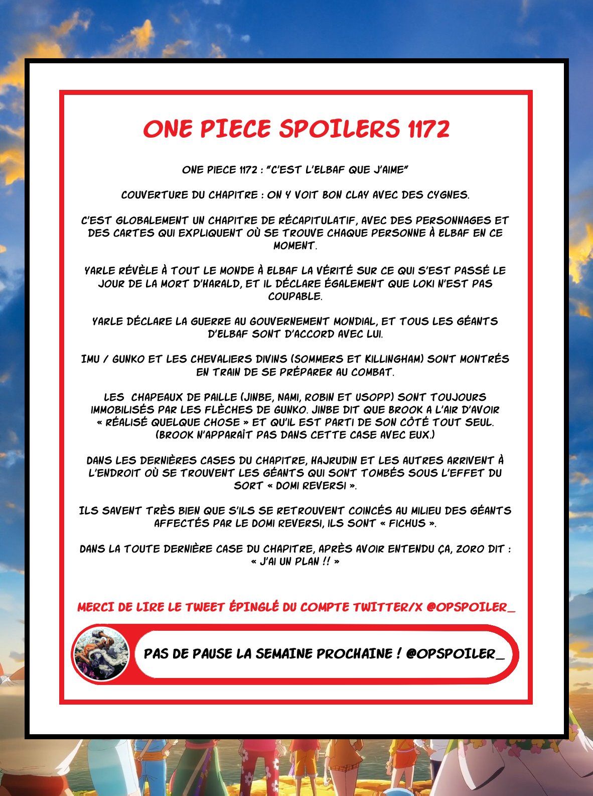 One Piece Chapitre 1172 - Page 3