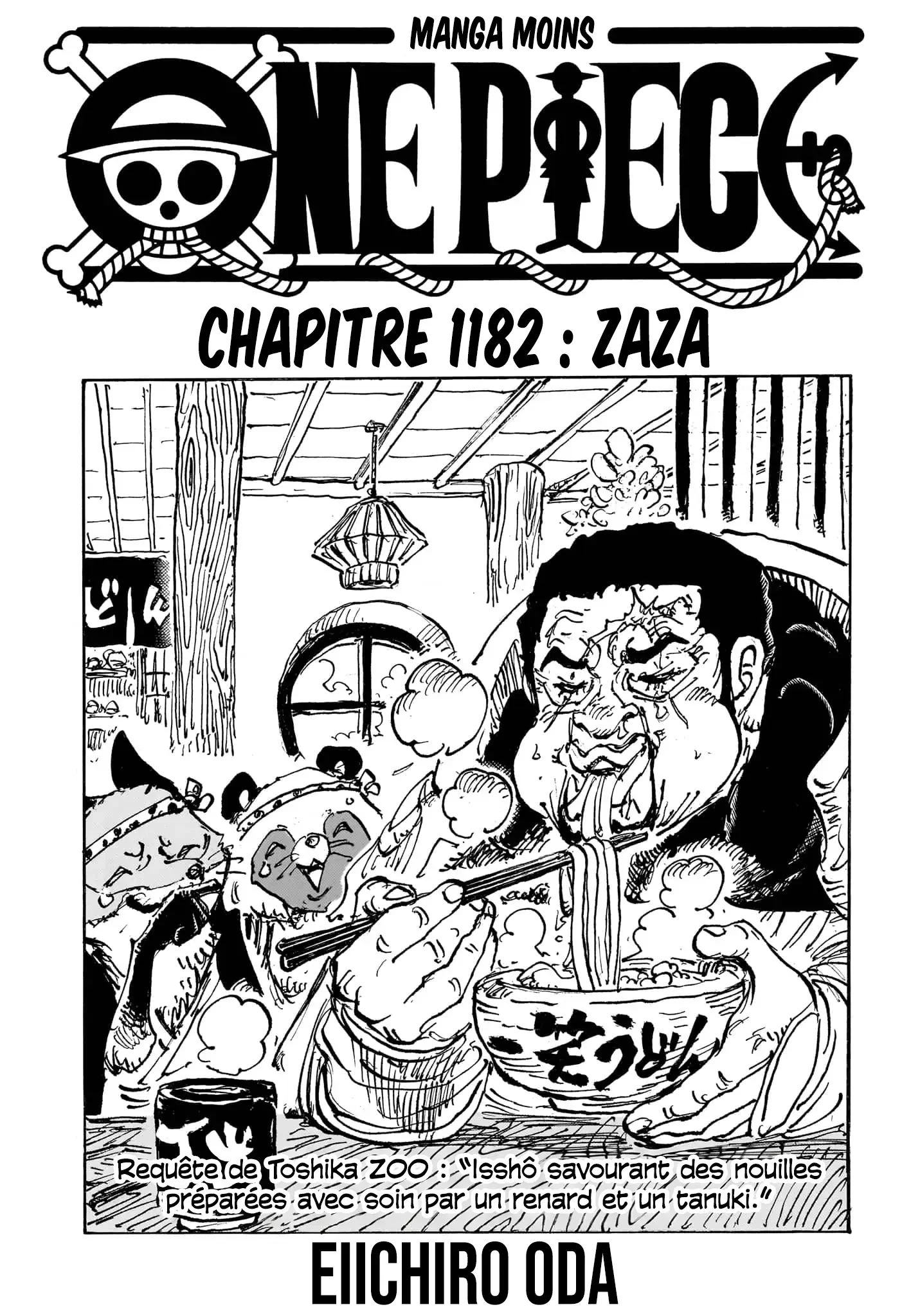One Piece Chapitre 1182 - Page 1