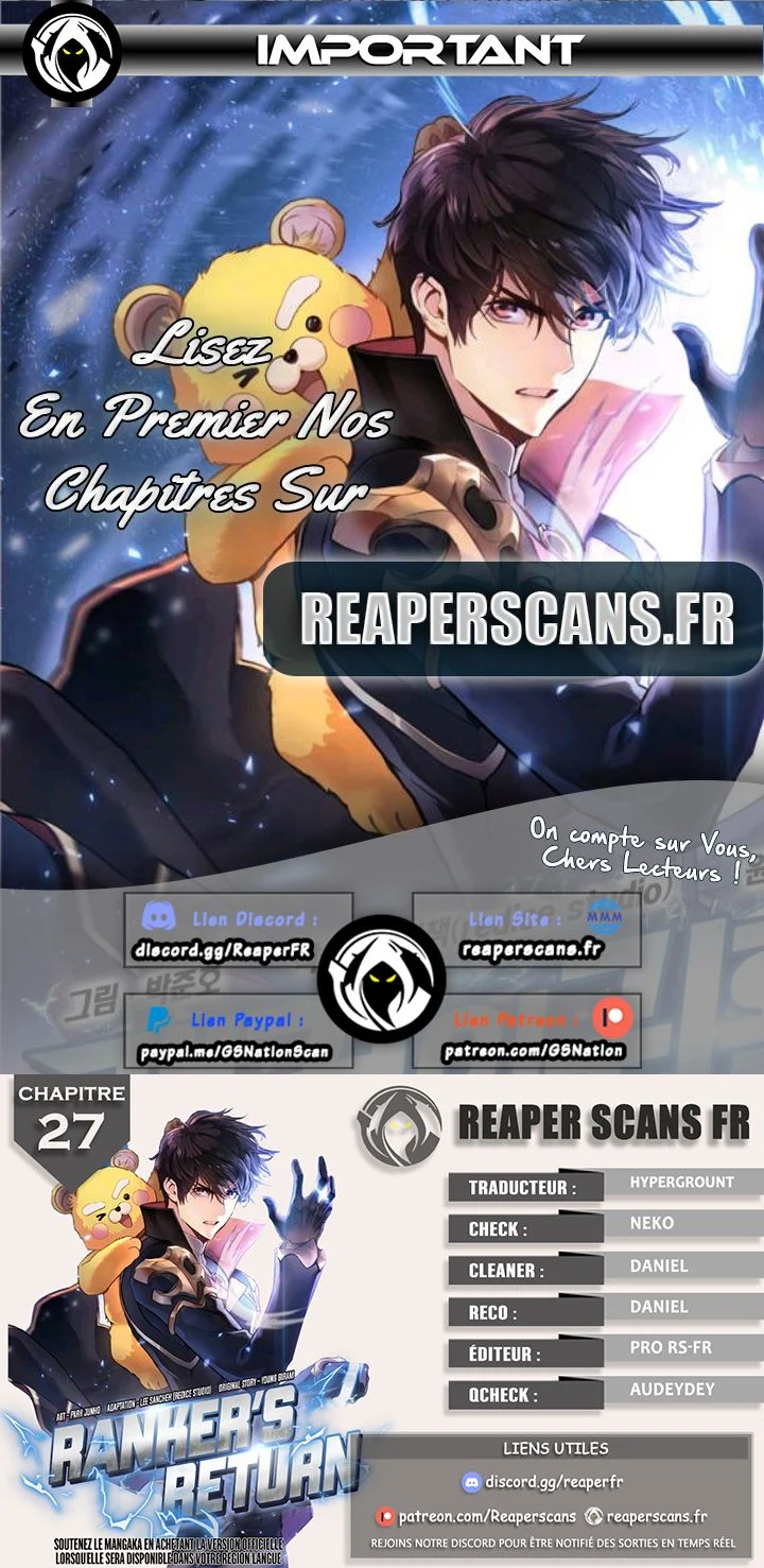Ranker’s Return Chapitre 27 - Page 1