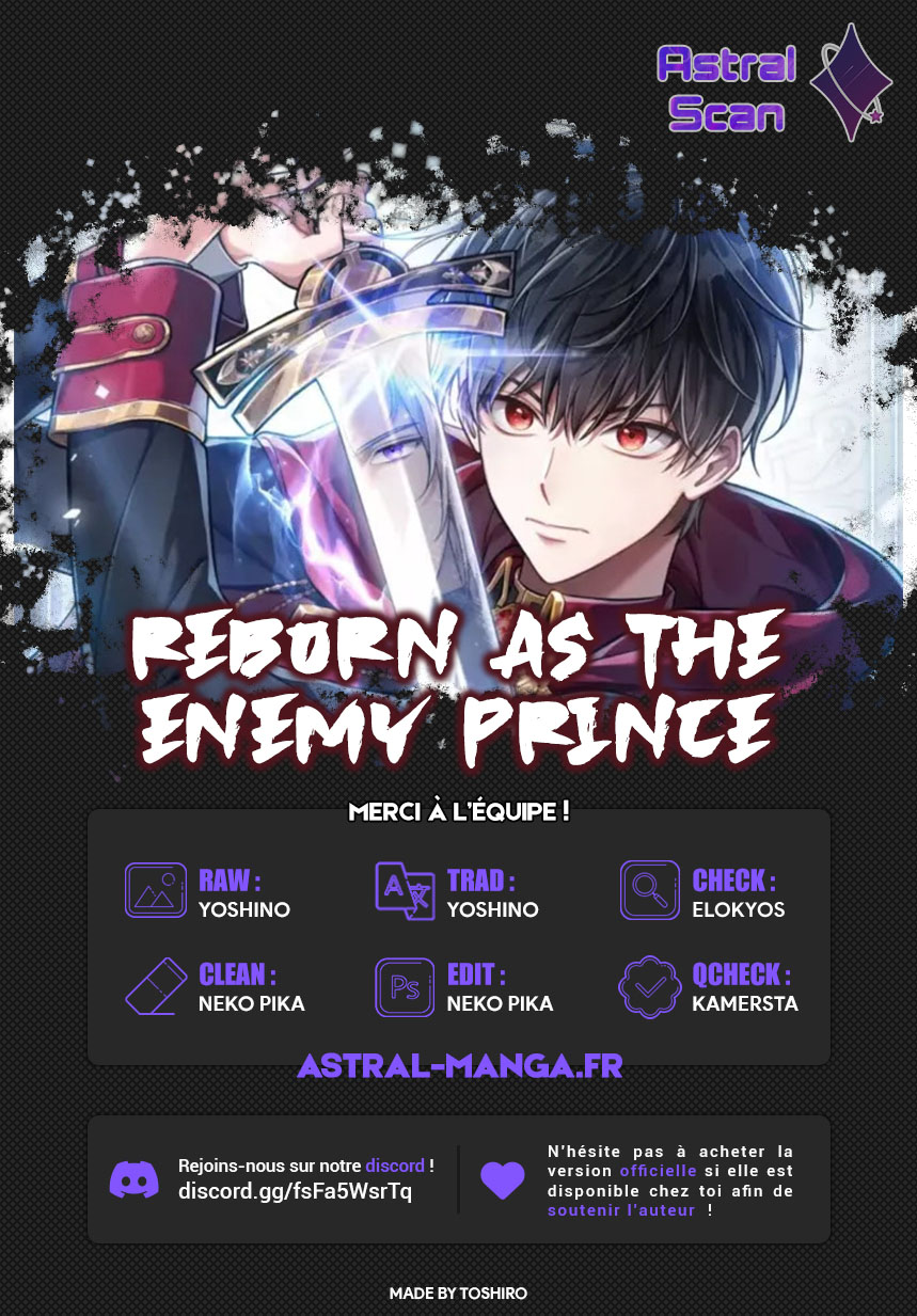 Reborn as the Enemy Prince Chapitre 7 - Page 1